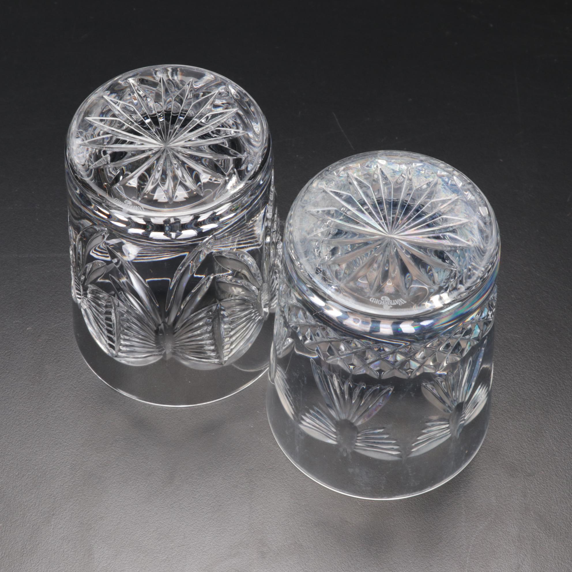 Waterford Crystal "Millenium Series" Double Old Fashioned Glasses