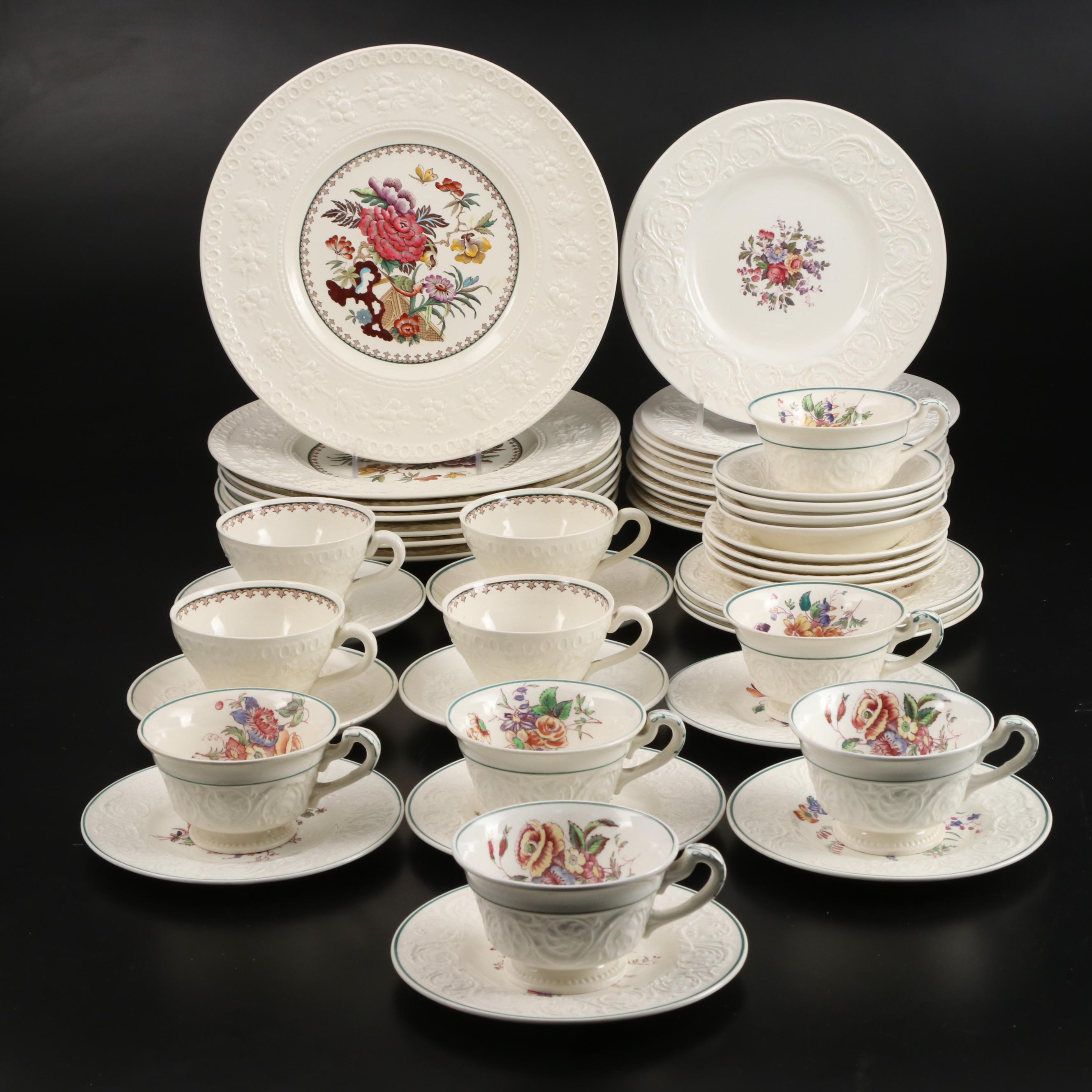 Wedgwood "Patrician" and "Wellesley" English  Earthenware Dinnerware