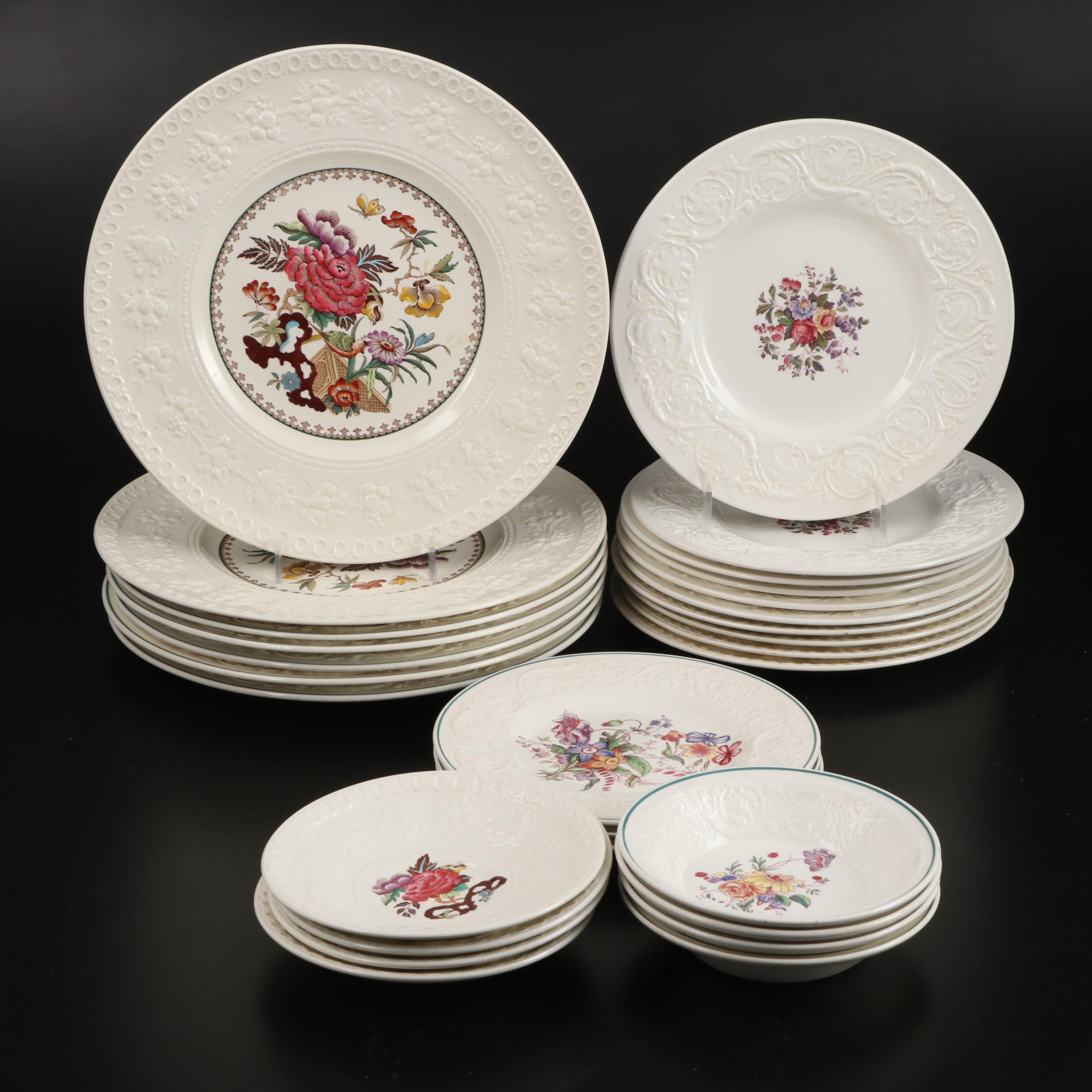 Wedgwood "Patrician" and "Wellesley" English  Earthenware Dinnerware