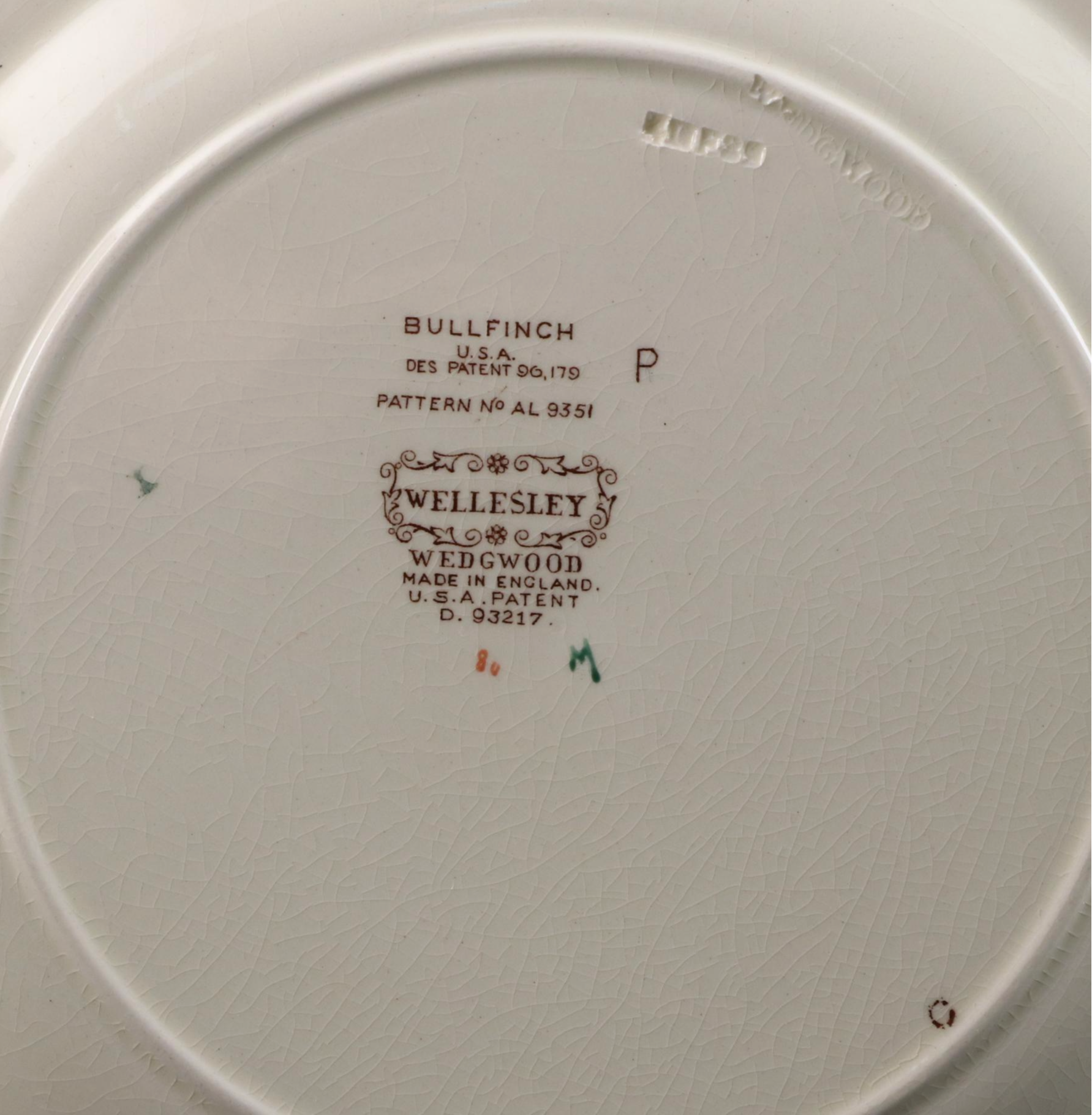 Wedgwood "Patrician" and "Wellesley" English  Earthenware Dinnerware