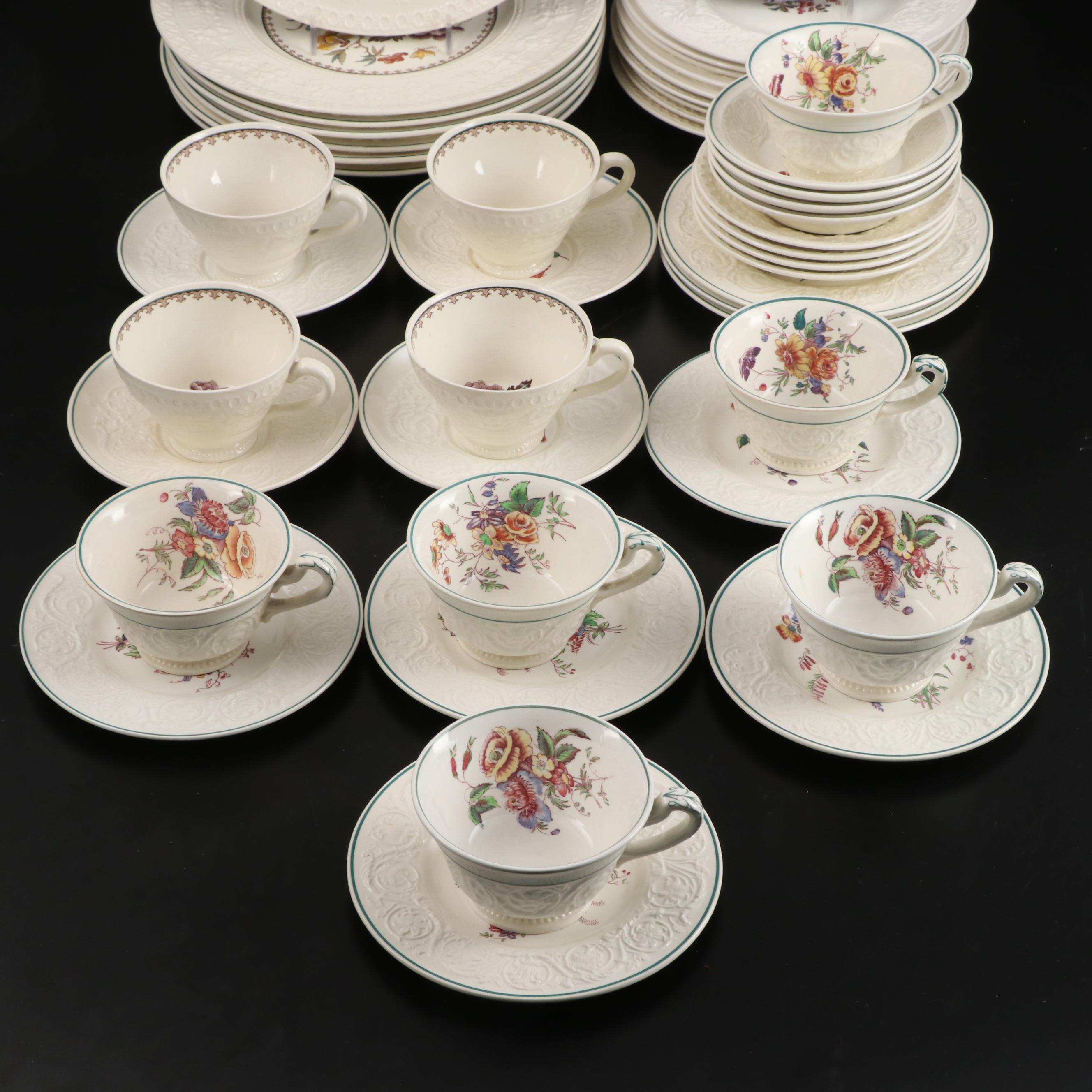 Wedgwood "Patrician" and "Wellesley" English  Earthenware Dinnerware