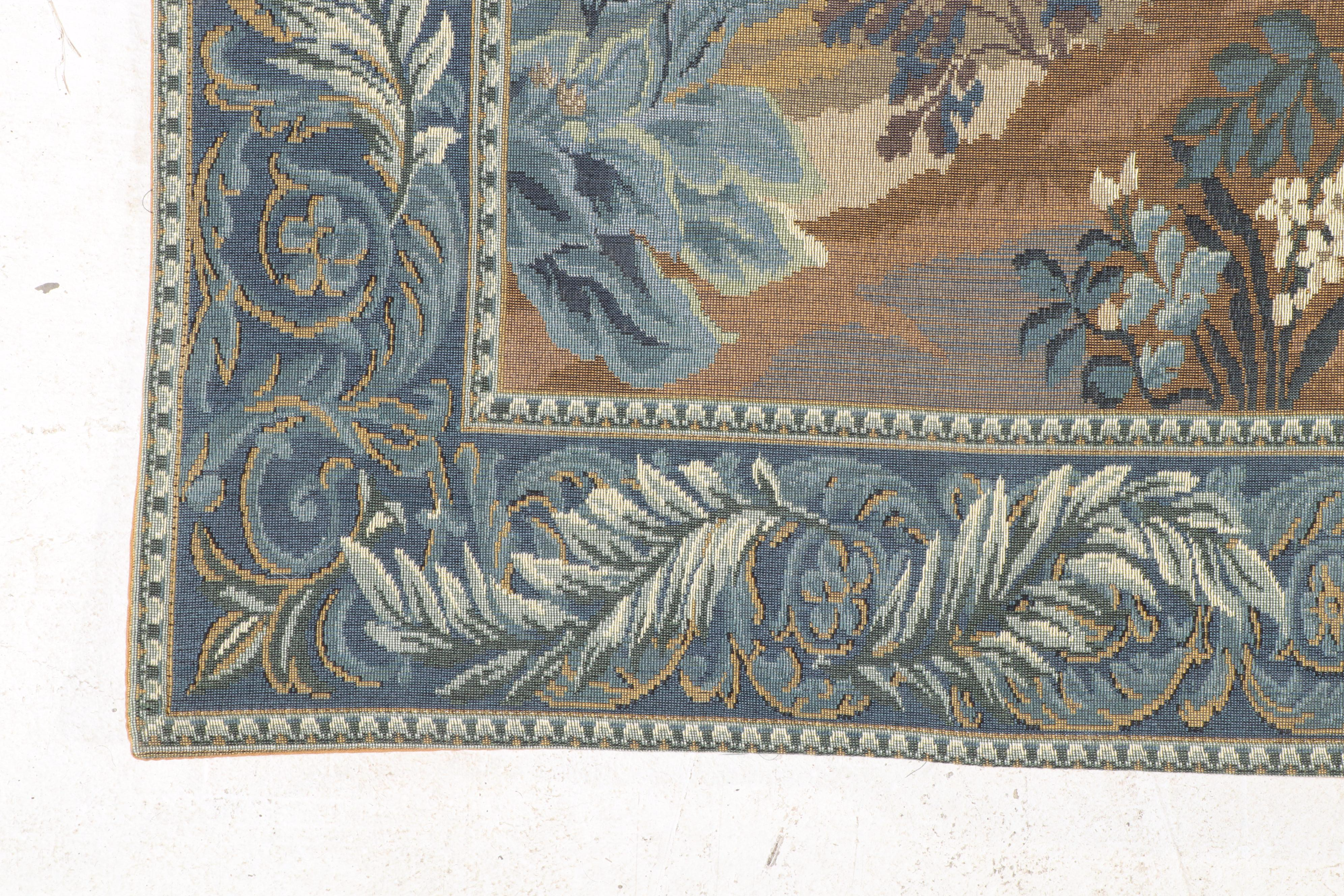Machine Woven French Tapisserie d'Halluin "Verdure de Rambouillet" Tapestry