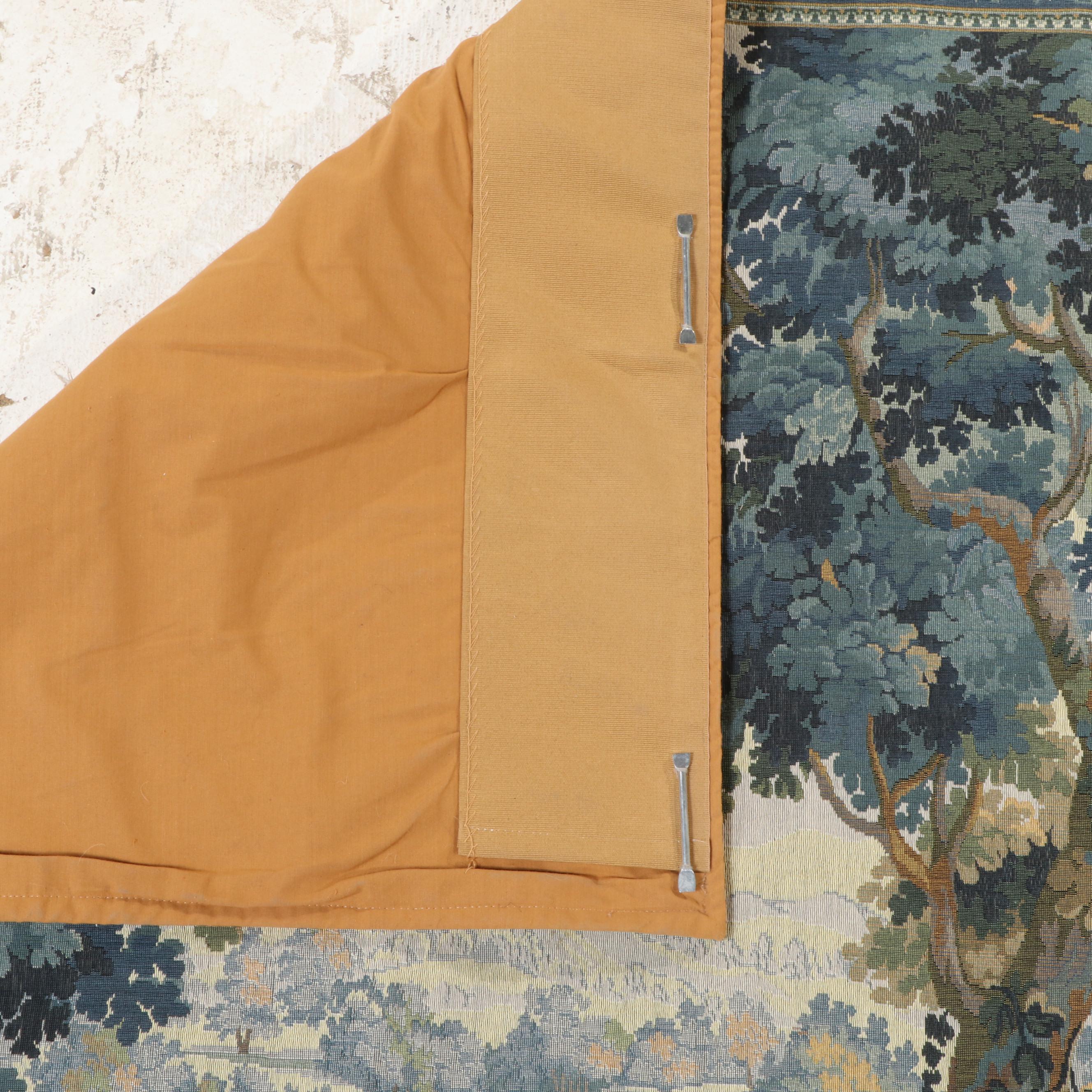 Machine Woven French Tapisserie d'Halluin "Verdure de Rambouillet" Tapestry