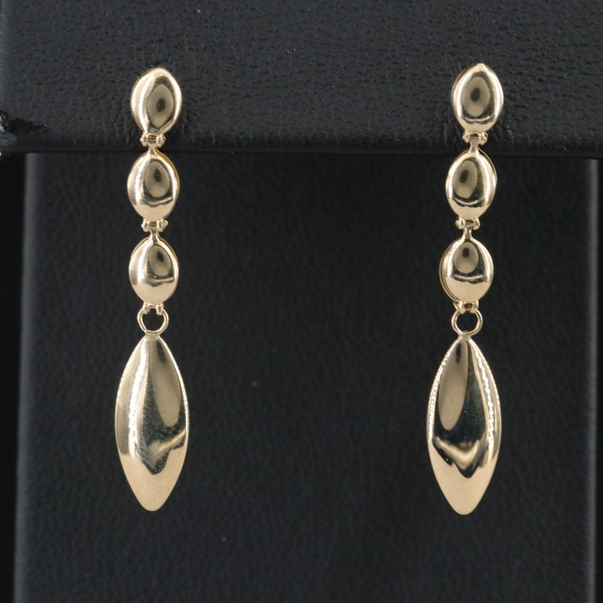 14K Drop Earrings