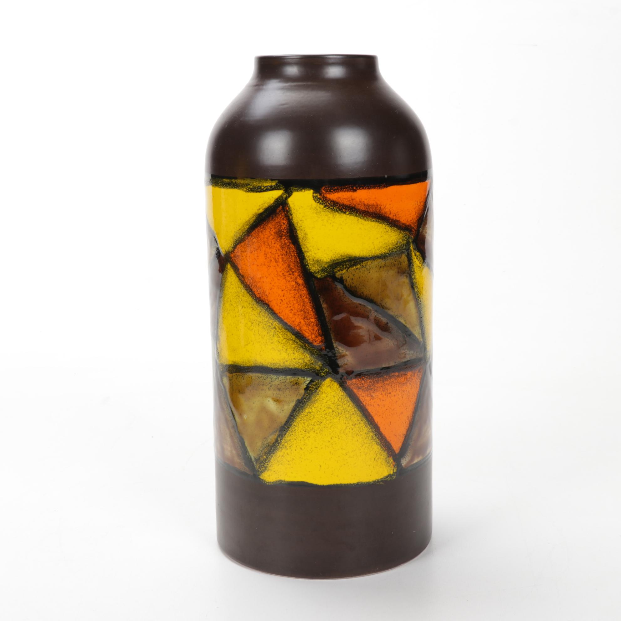 Mid Century Modern Italian Pottery Vases