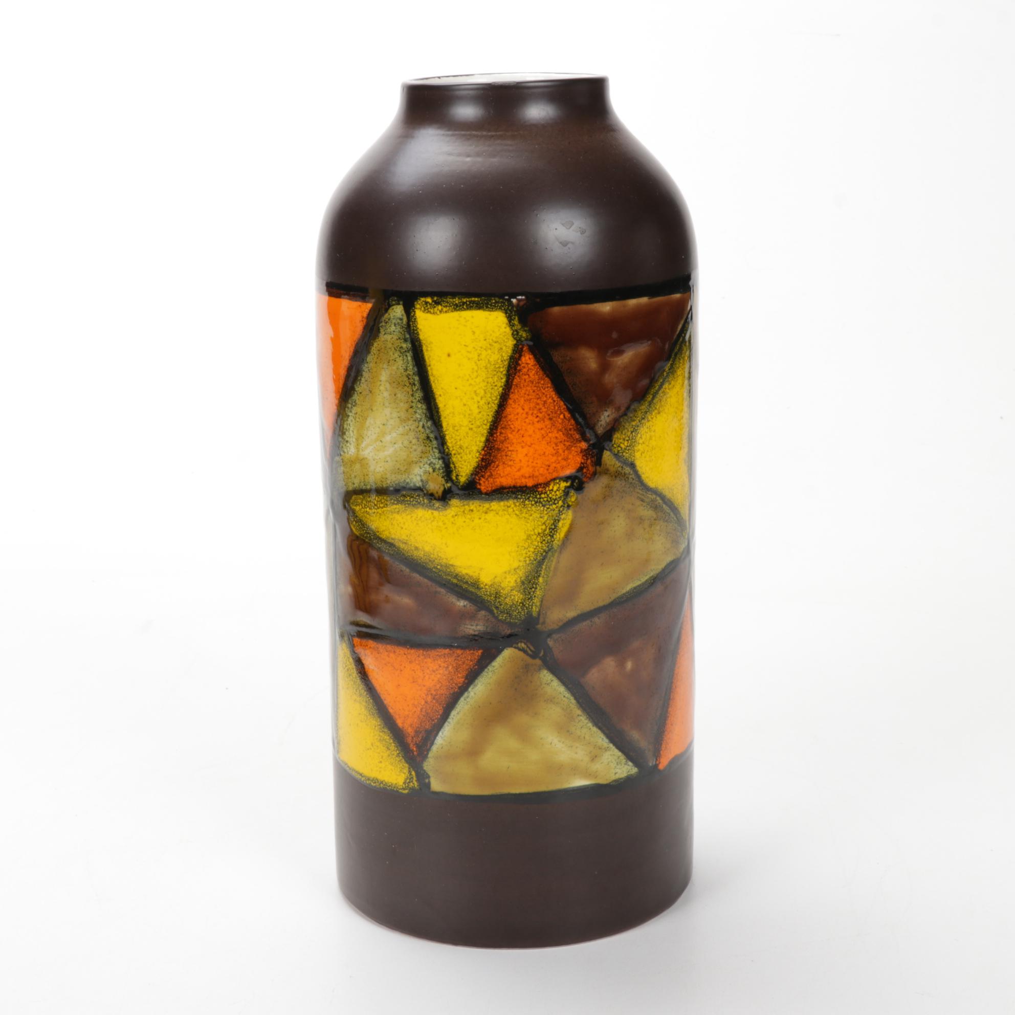 Mid Century Modern Italian Pottery Vases
