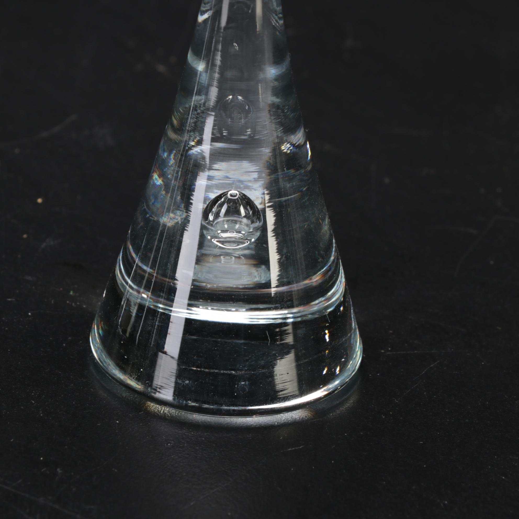 Holmegaard "Princess" Crystal Water Goblets, Champagne Flutes, and Wine Glasses