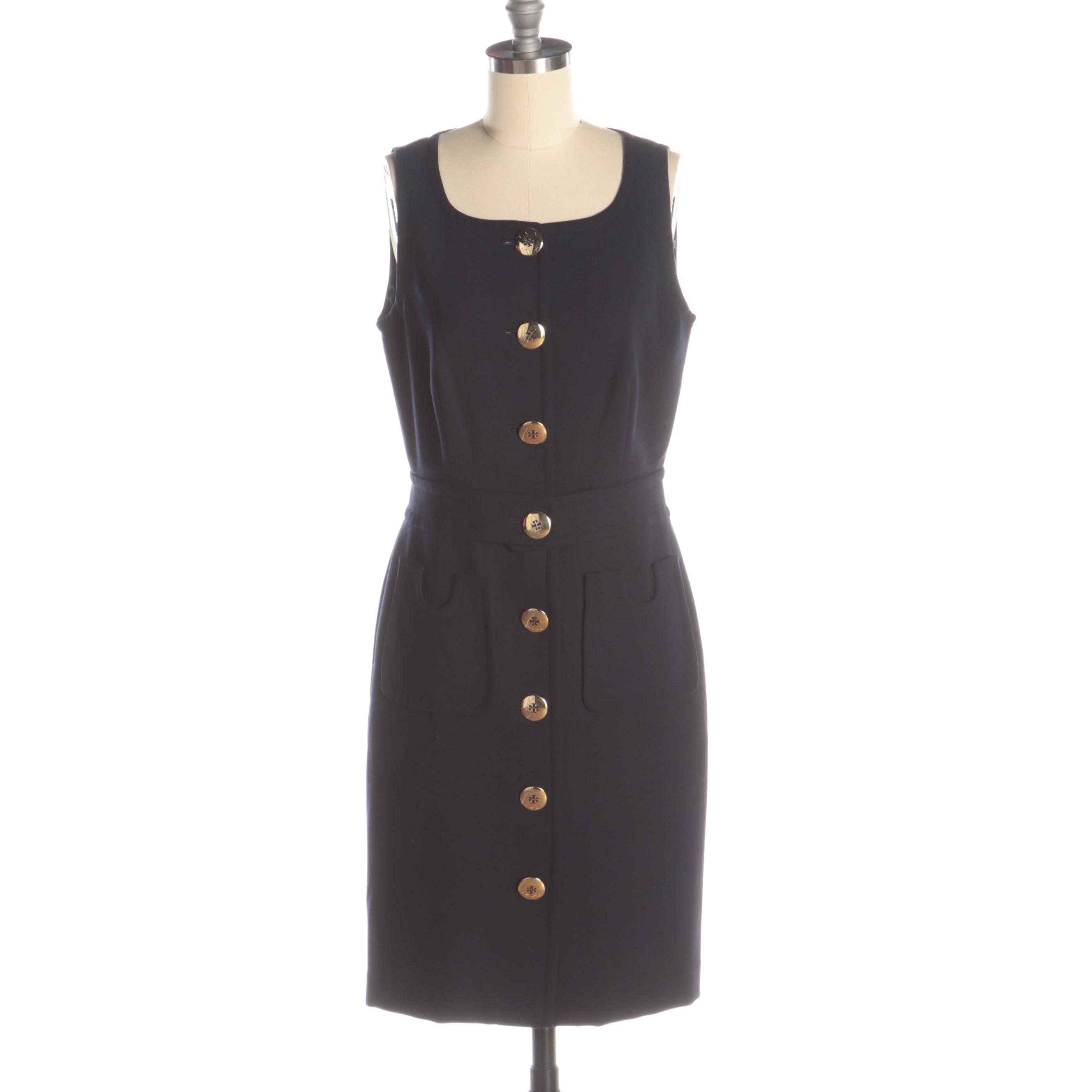 Tory Burch Button-Up Dress, Kay Unger Silk Skirt Suit, Trina Turk Pants and More