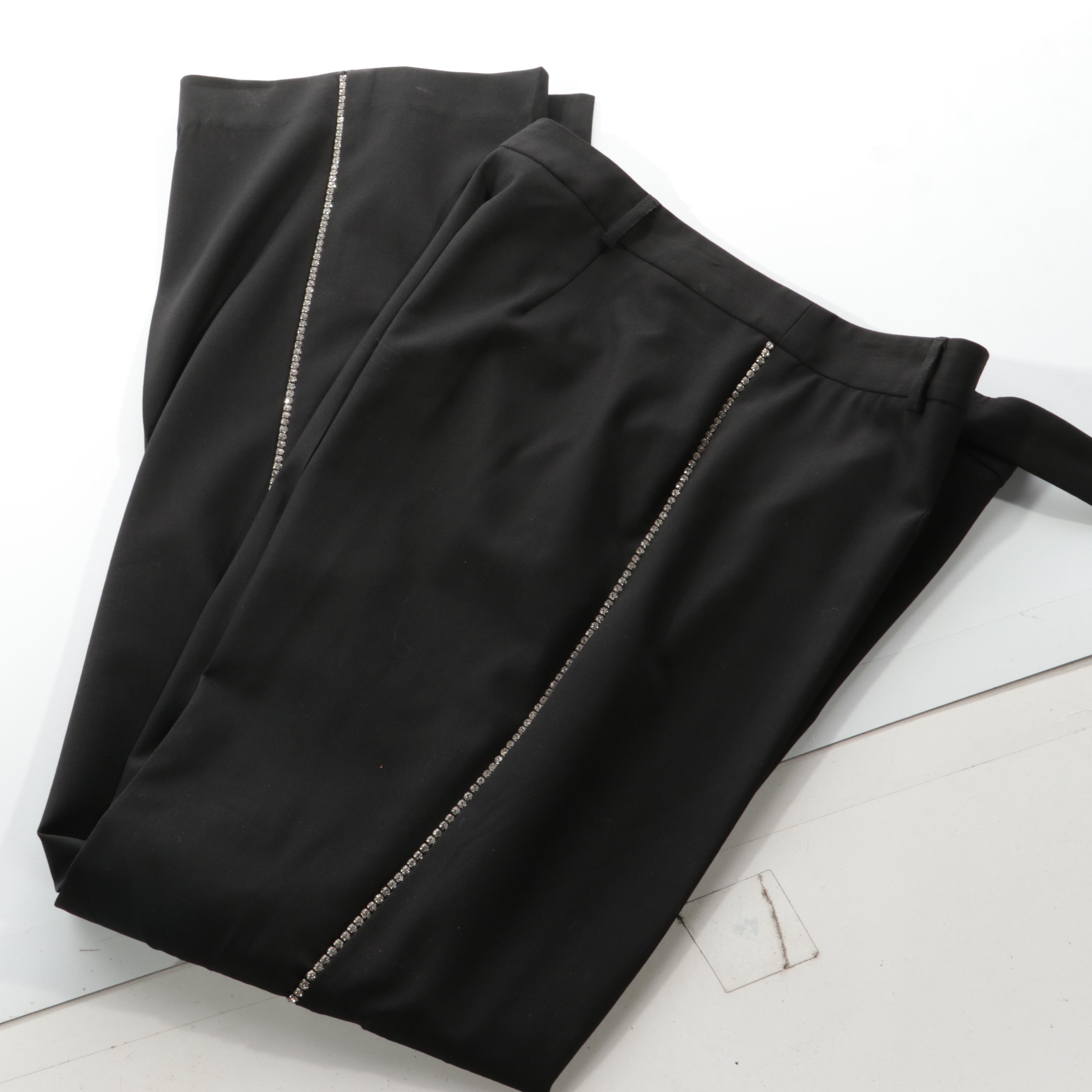 Tory Burch Button-Up Dress, Kay Unger Silk Skirt Suit, Trina Turk Pants and More