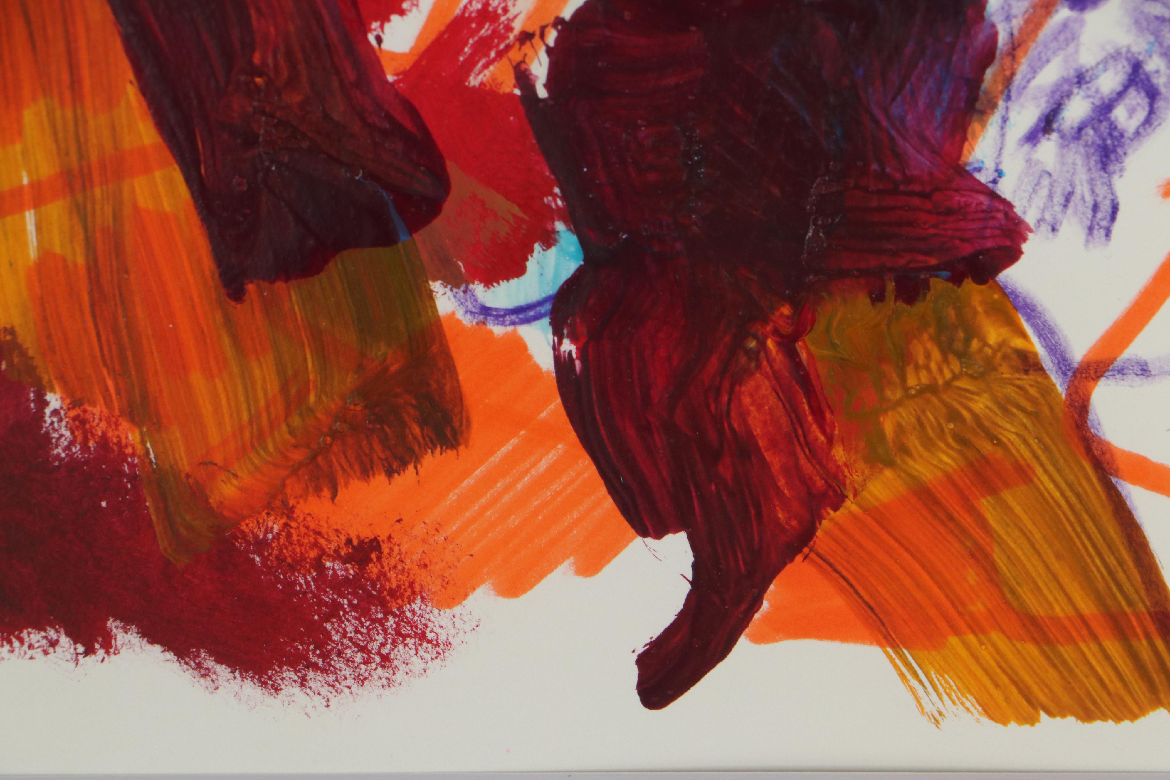 Paul Chidlaw Abstract Mixed Media Painting