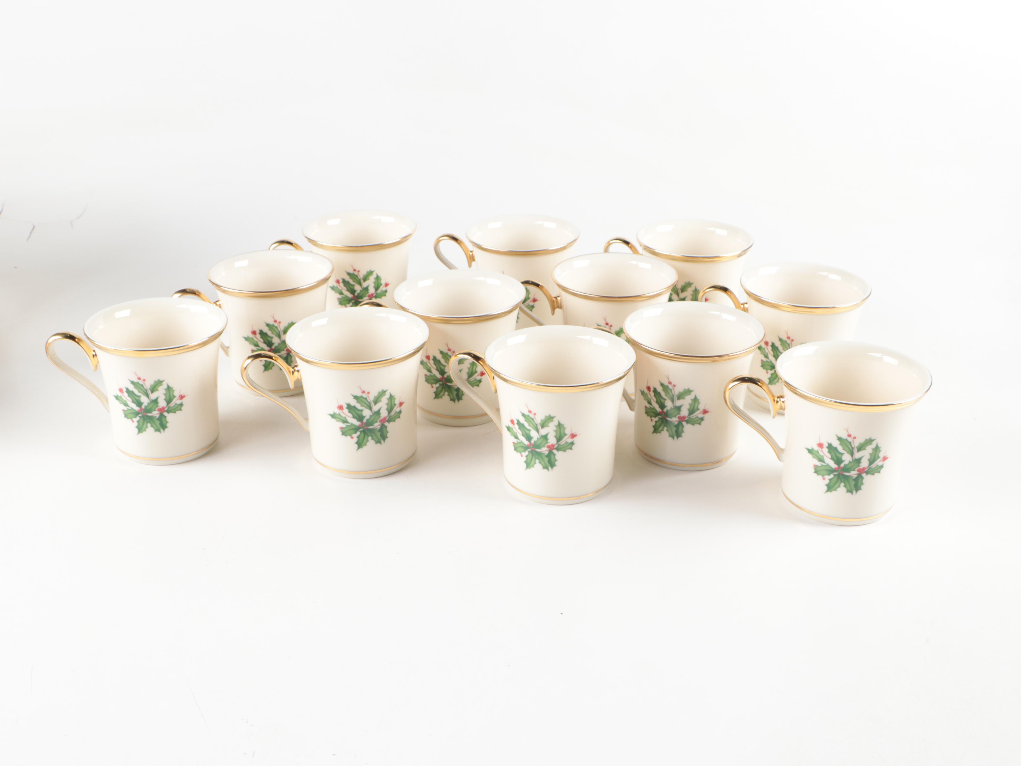 Lenox "Holiday" Bone China Dinnerware and Serving Accessories