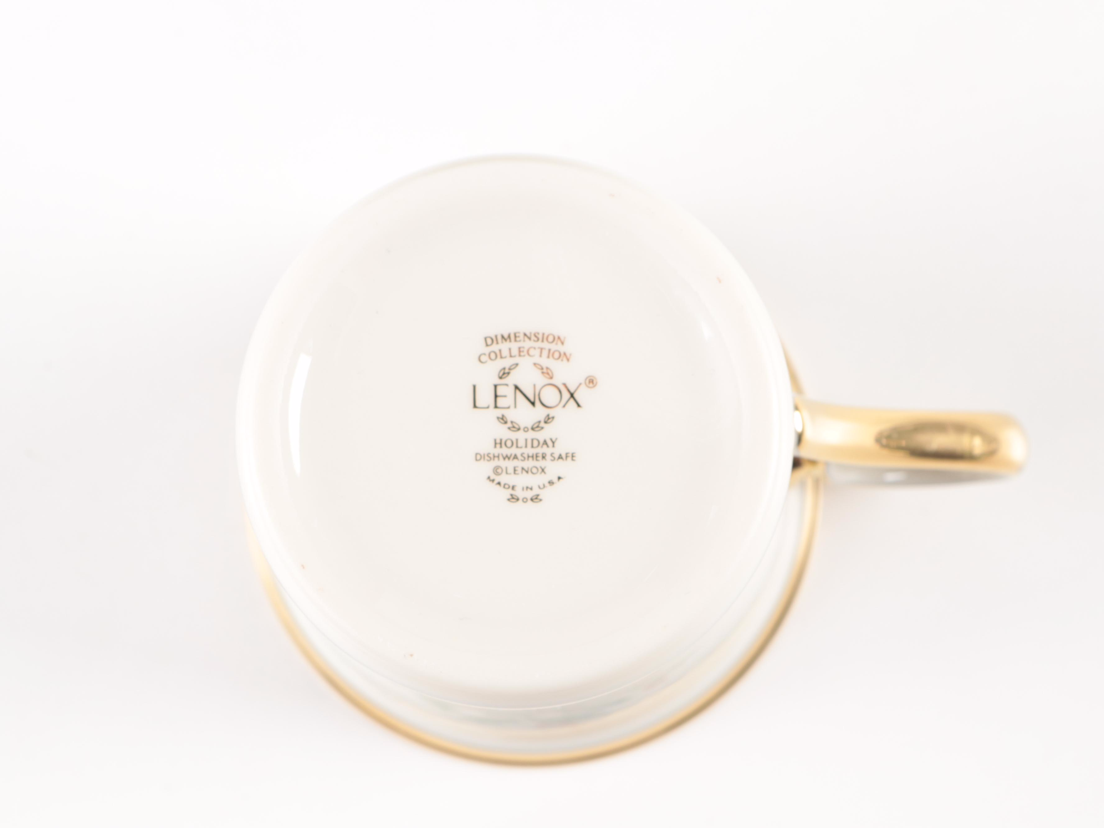 Lenox "Holiday" Bone China Dinnerware and Serving Accessories