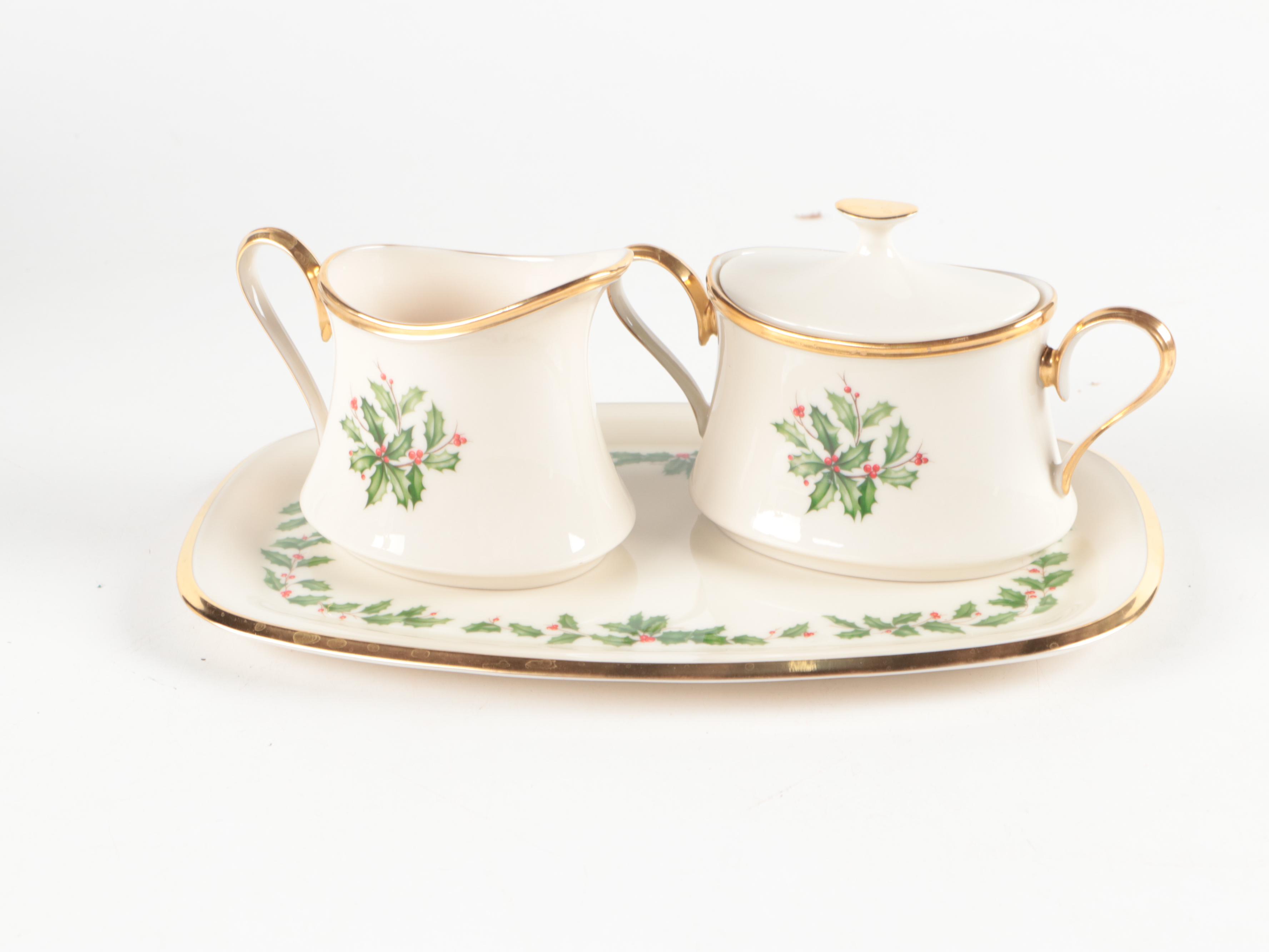 Lenox "Holiday" Bone China Dinnerware and Serving Accessories