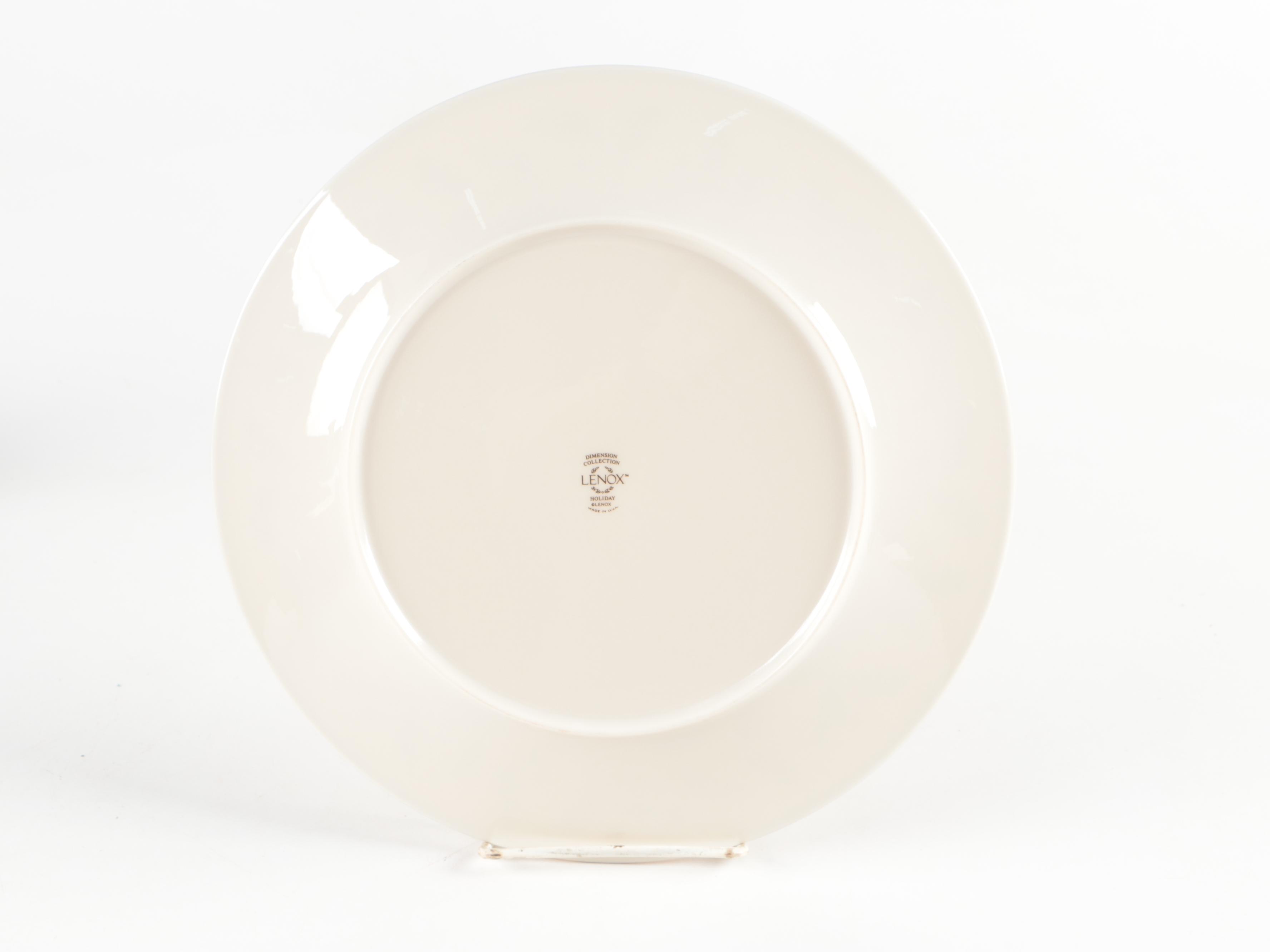 Lenox "Holiday" Bone China Dinnerware and Serving Accessories