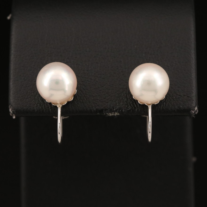 10K Pearl Earrings