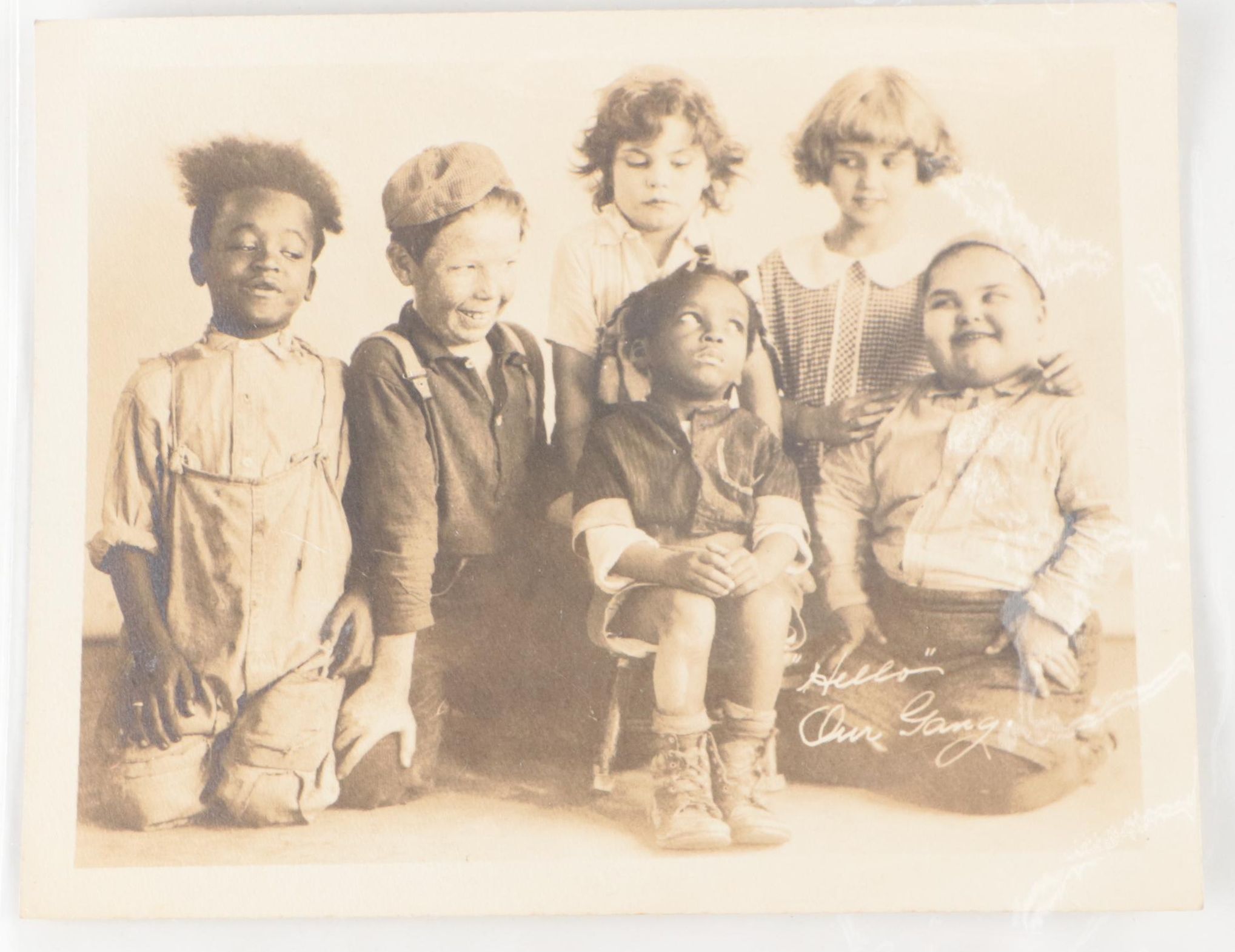 1924 Jackie Coogan "Cameo Kid" Records and "Our Gang" Photo Print