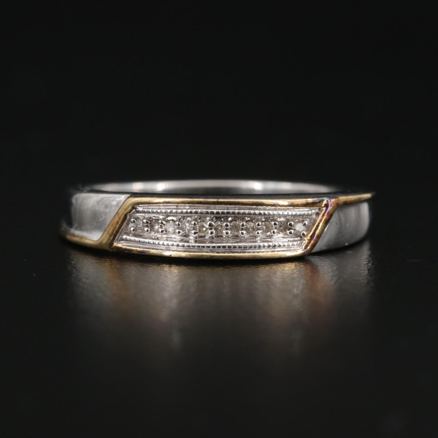 Sterling Diamond Band