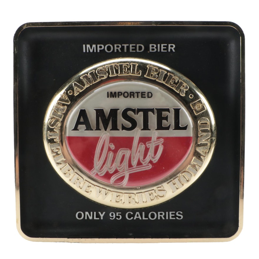 Amstel Imported Light "Only 95 Calories" Illuminated Beer Sign