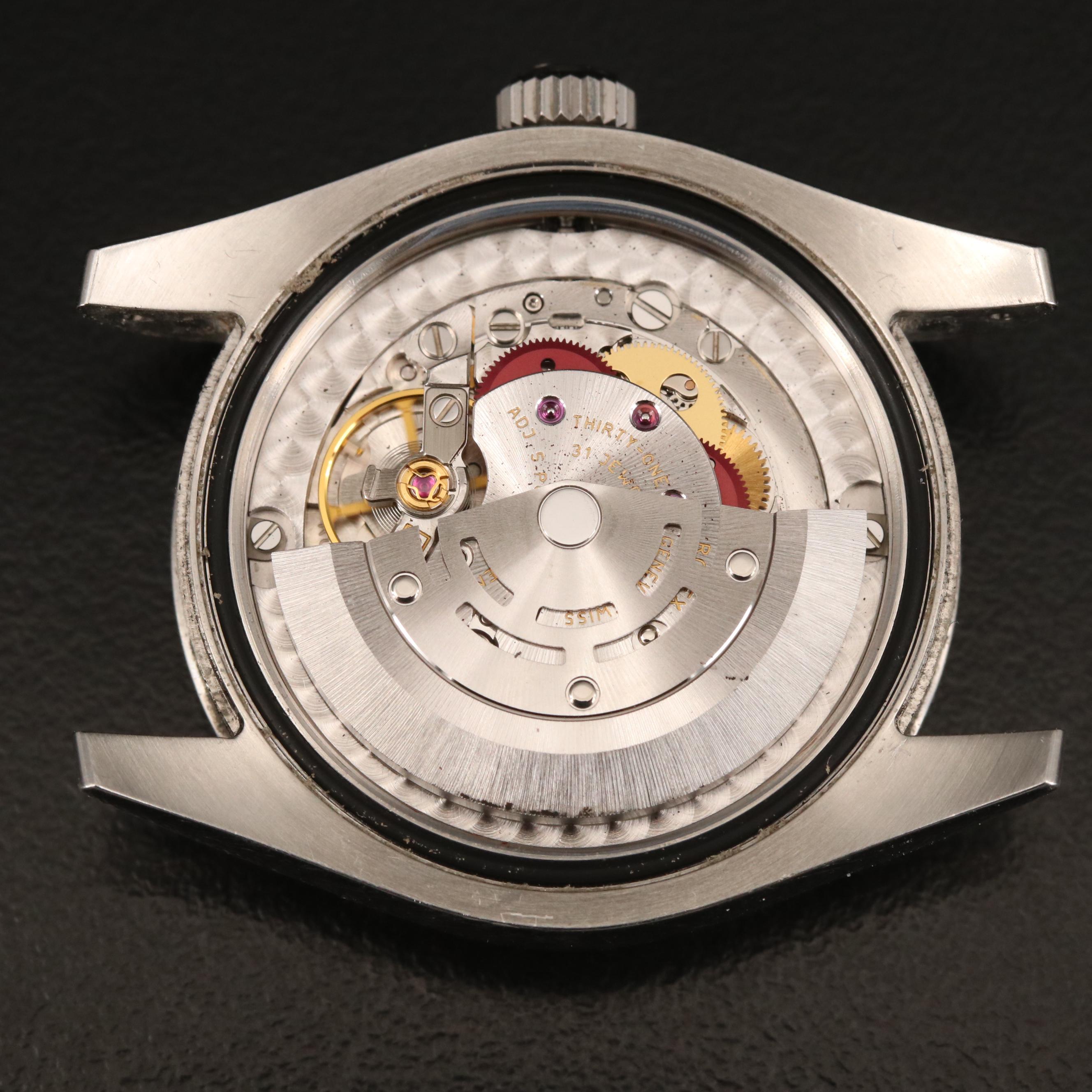 Rolex Datejust Floral Rhodium Dial Stainless Steel Watch