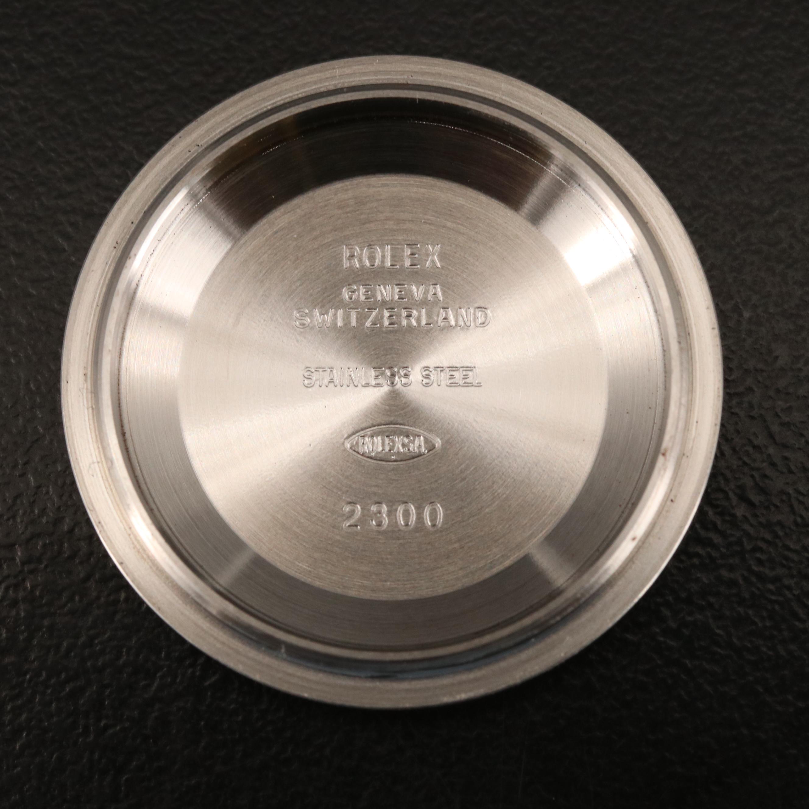 Rolex Datejust Floral Rhodium Dial Stainless Steel Watch