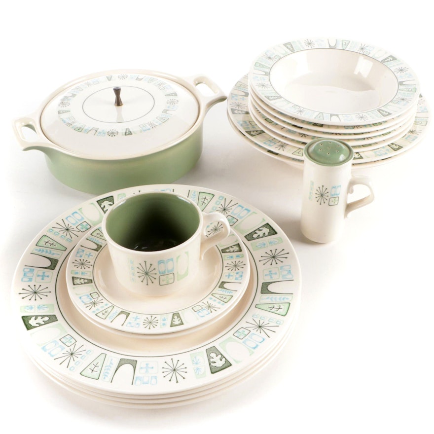 Taylor, Smith & Taylor "Cathay" Dinnerware and Tableware, Mid-20th Century