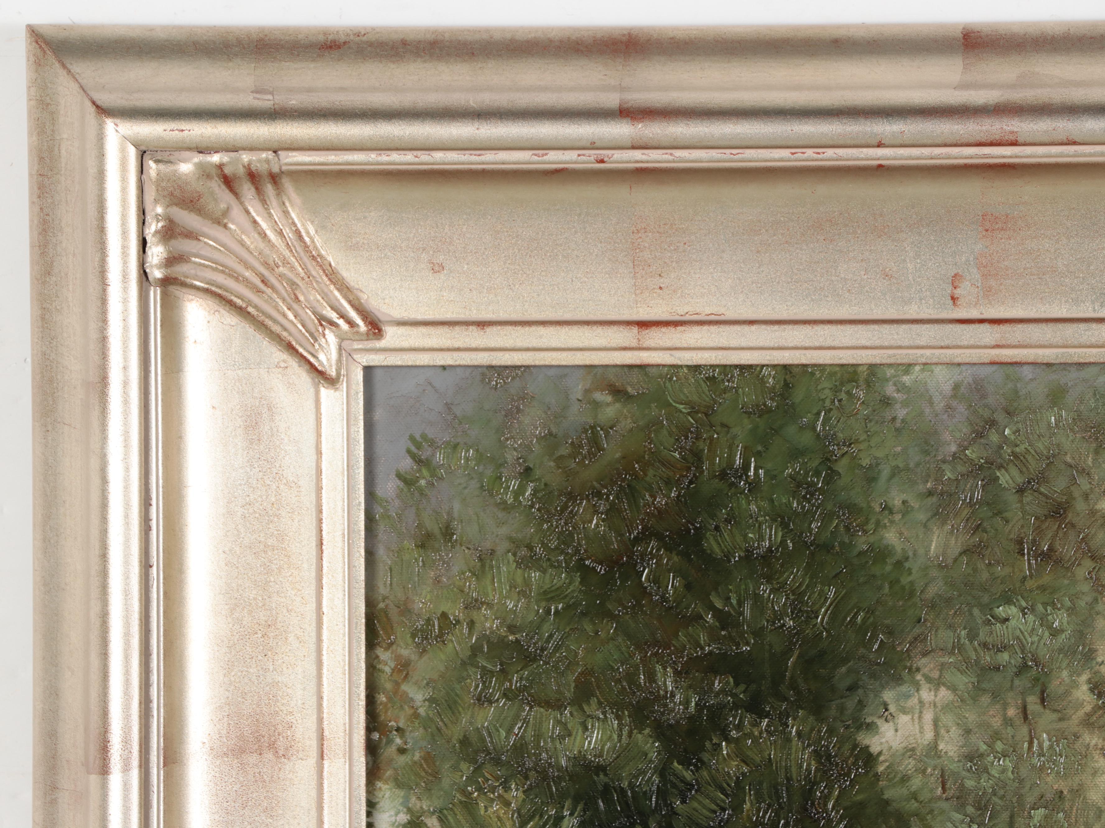 L. Stephano Riverscape Oil Painting