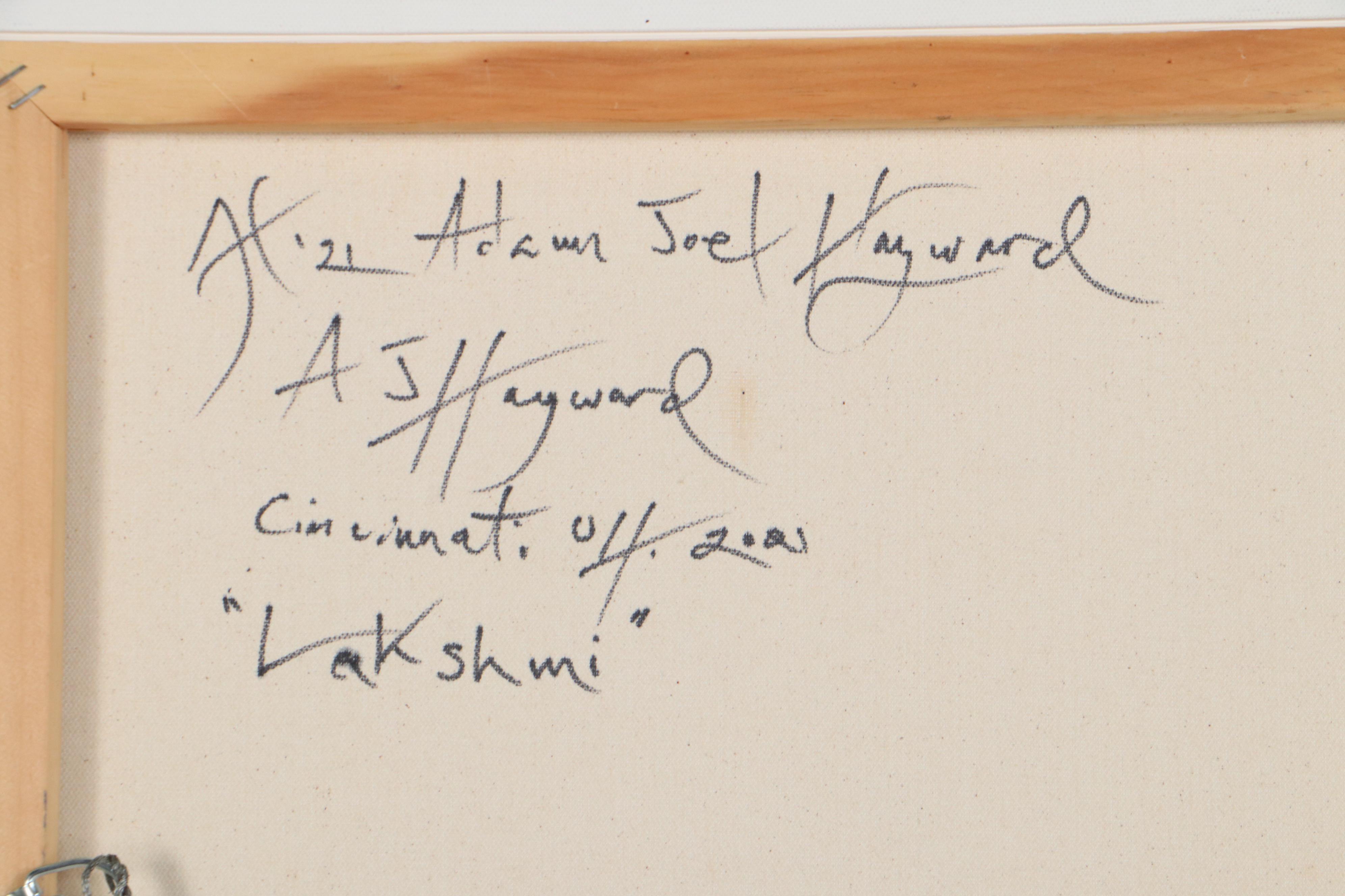 Adam Hayward Oil Painting "Lakshmi," 2021