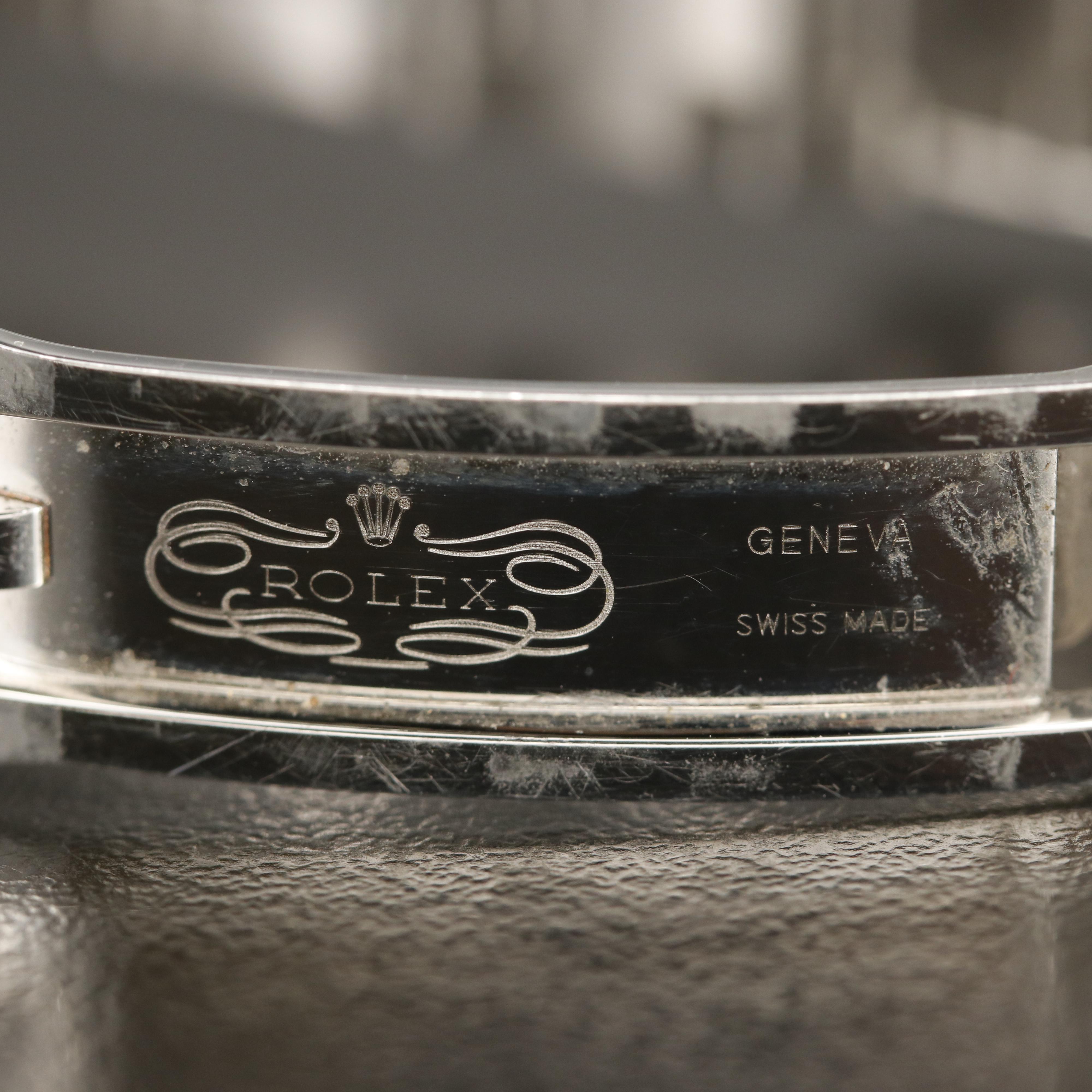 Rolex Datejust Floral Rhodium Dial Stainless Steel Watch