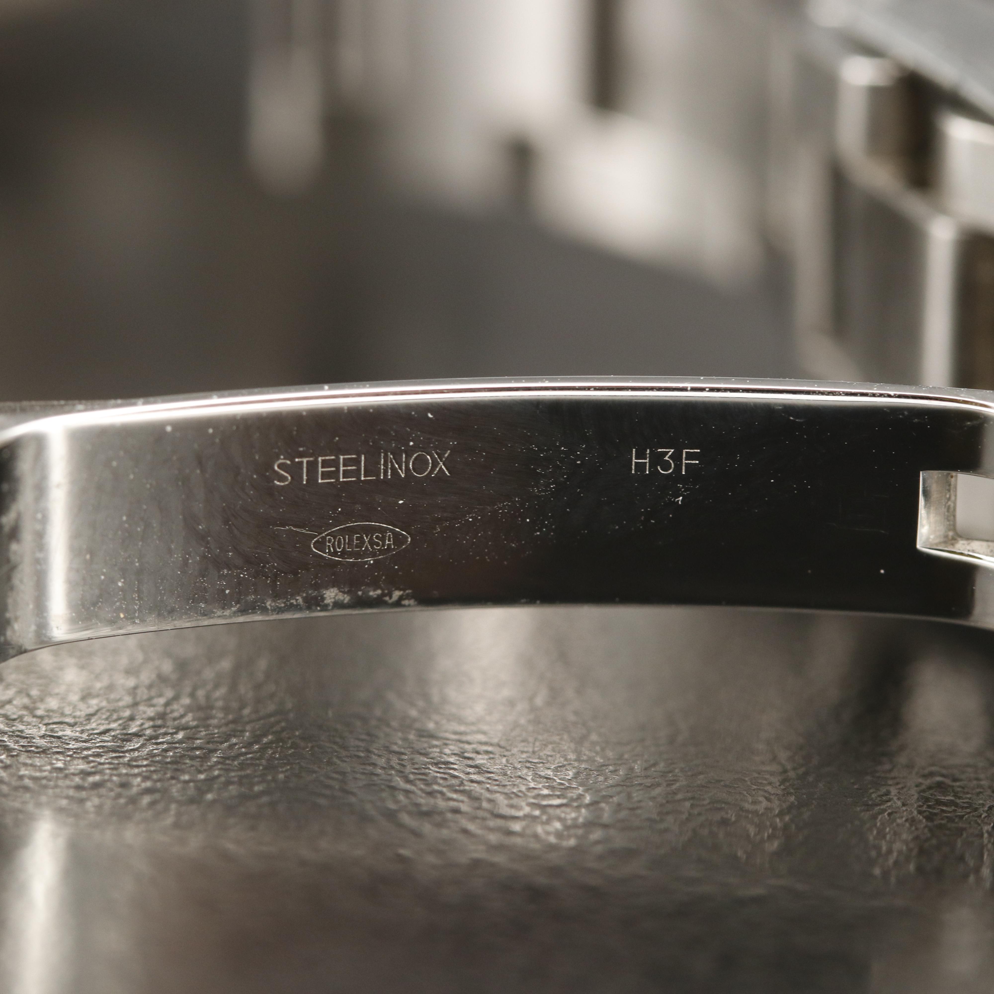 Rolex Datejust Floral Rhodium Dial Stainless Steel Watch