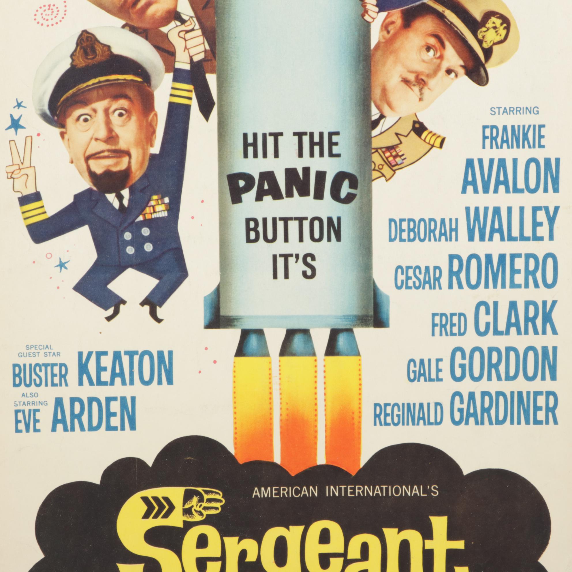 "Sergeant Deadhead" Collotype Insert Movie Poster, 1965