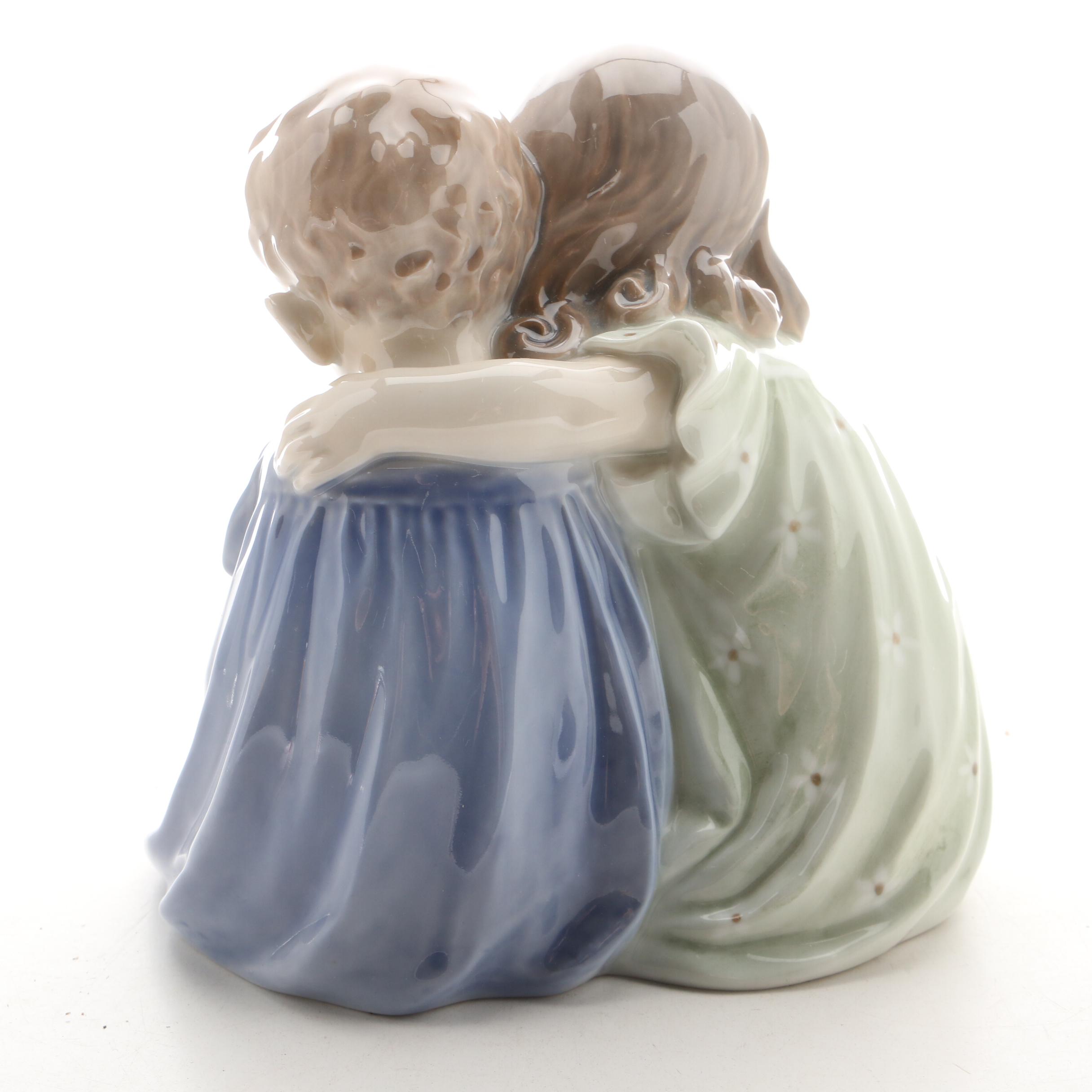 Royal Copenhagen "Children with Dog" Porcelain Figurine, 1962