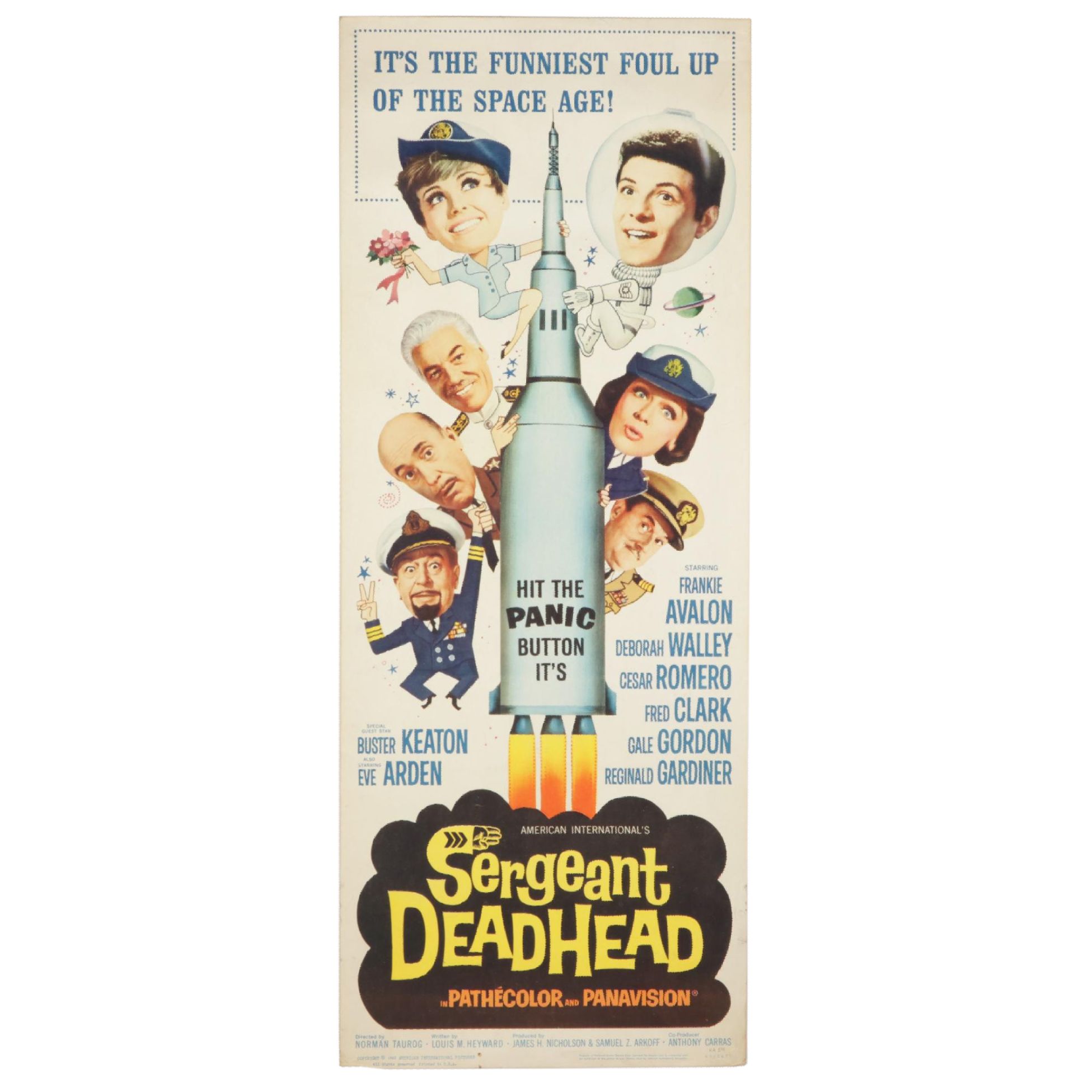 "Sergeant Deadhead" Collotype Insert Movie Poster, 1965
