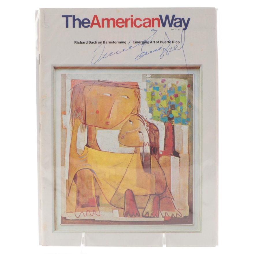 Tennessee Ernie Ford Signed "The American Way" Magazine, 1973