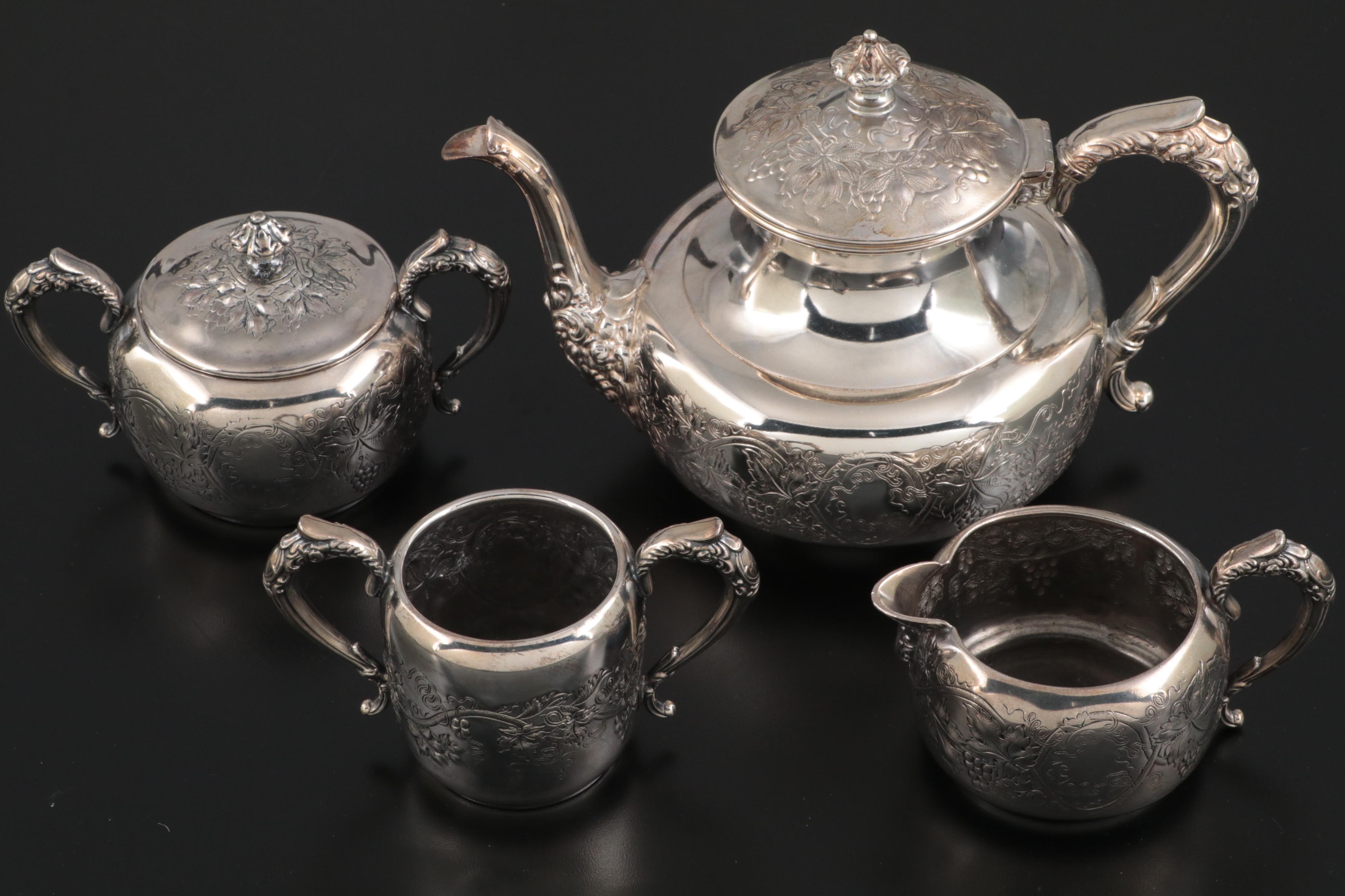 Homan Mfg. Co. Silver Plate Lidded Serving Dish and Other Silver Plate Serveware