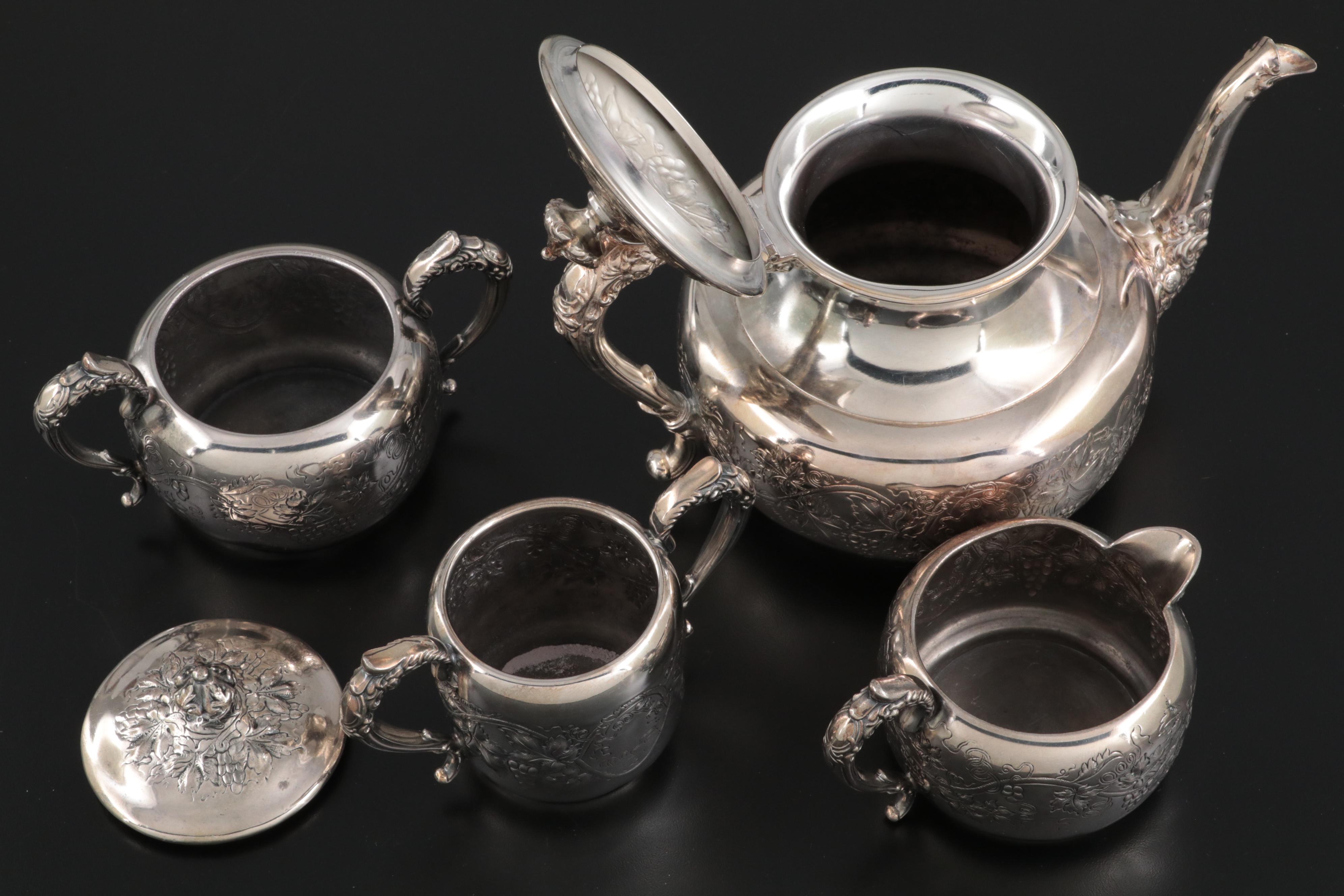 Homan Mfg. Co. Silver Plate Lidded Serving Dish and Other Silver Plate Serveware