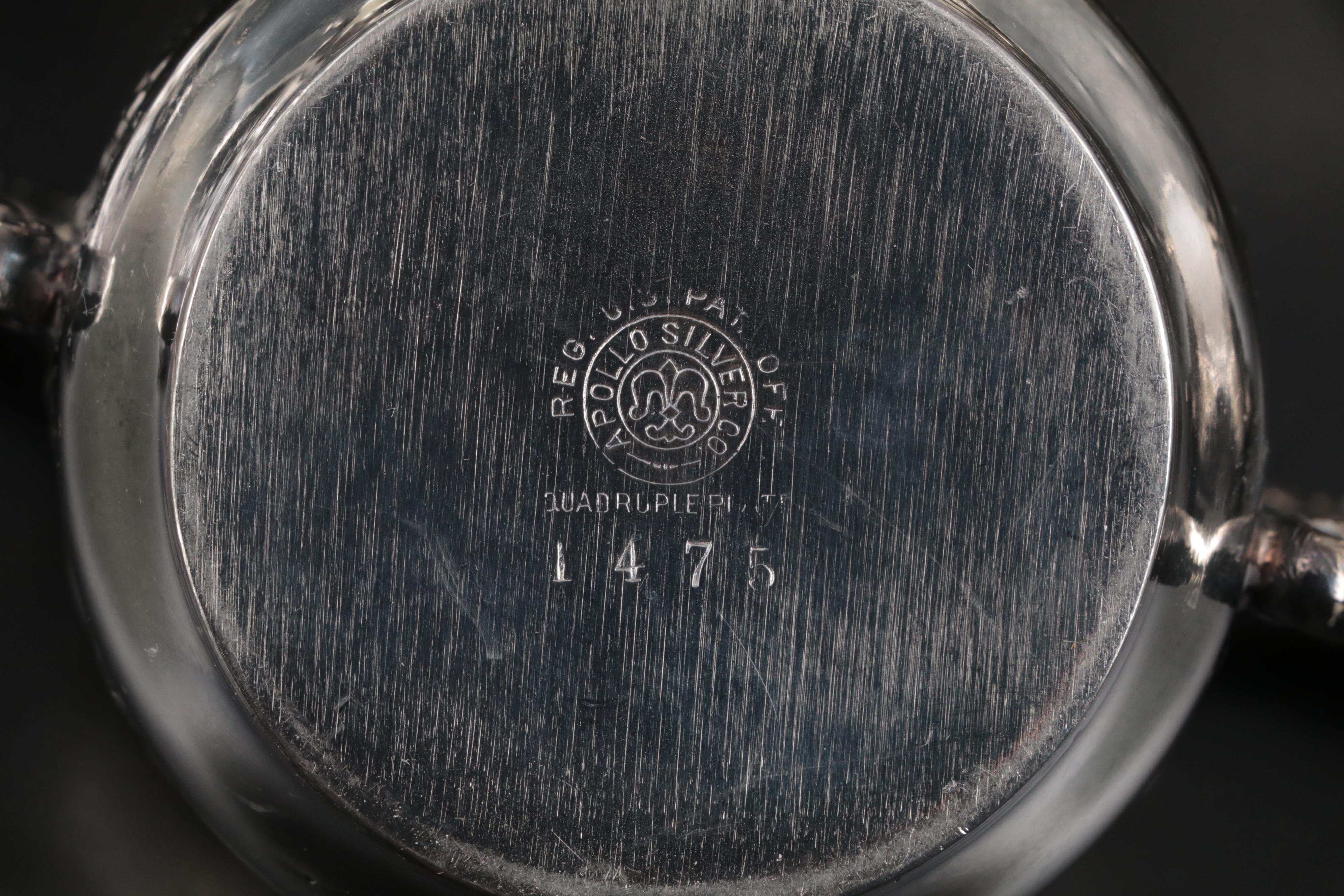 Homan Mfg. Co. Silver Plate Lidded Serving Dish and Other Silver Plate Serveware