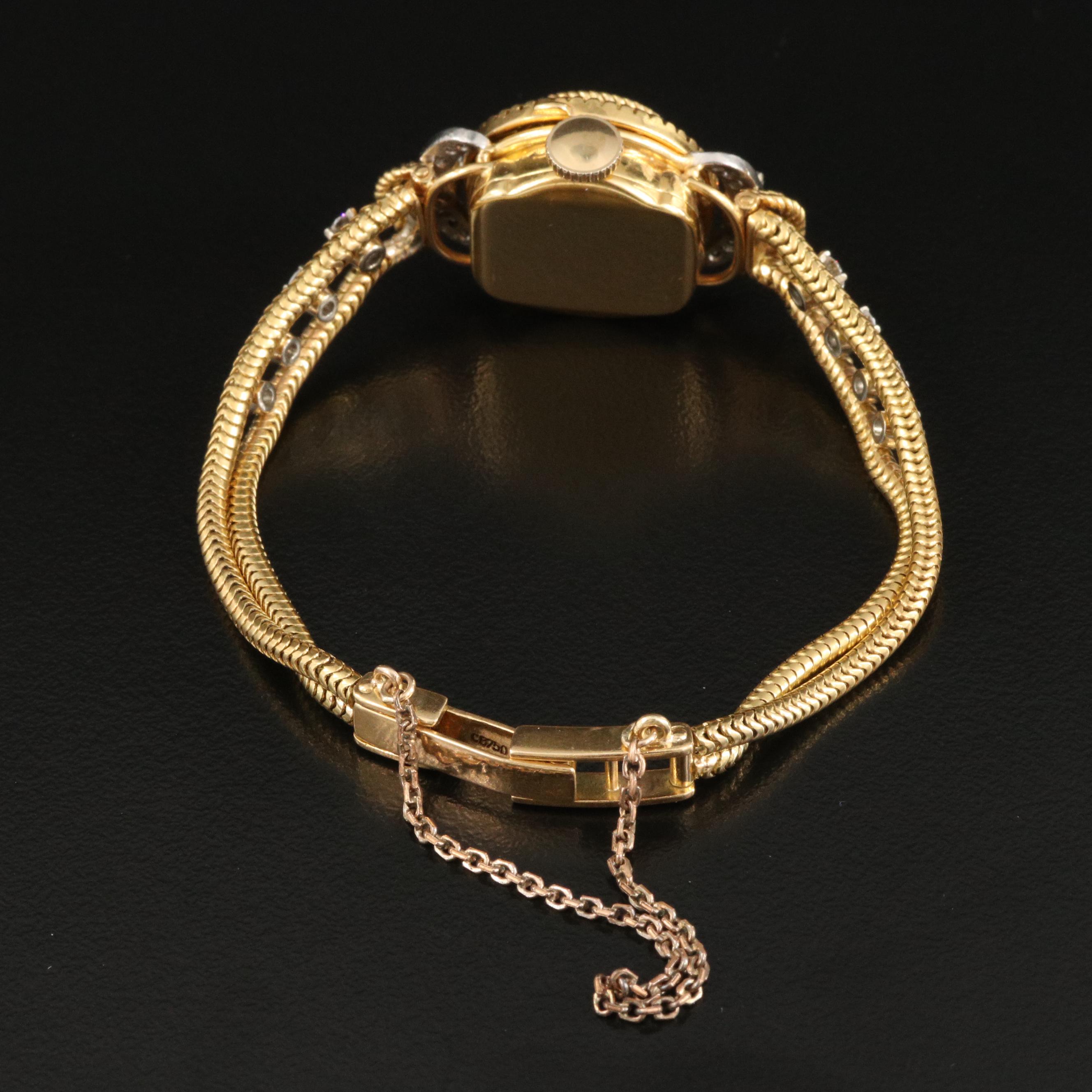 18K Rolex Custom Diamond Dial Cover and Band Watch