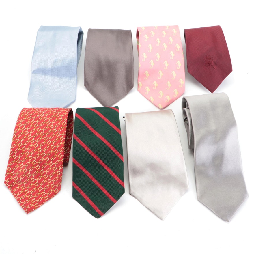 Paolo Gucci, Brooks Brothers, Giorgio Armani, Saks Fifth Avenue, and Other Ties