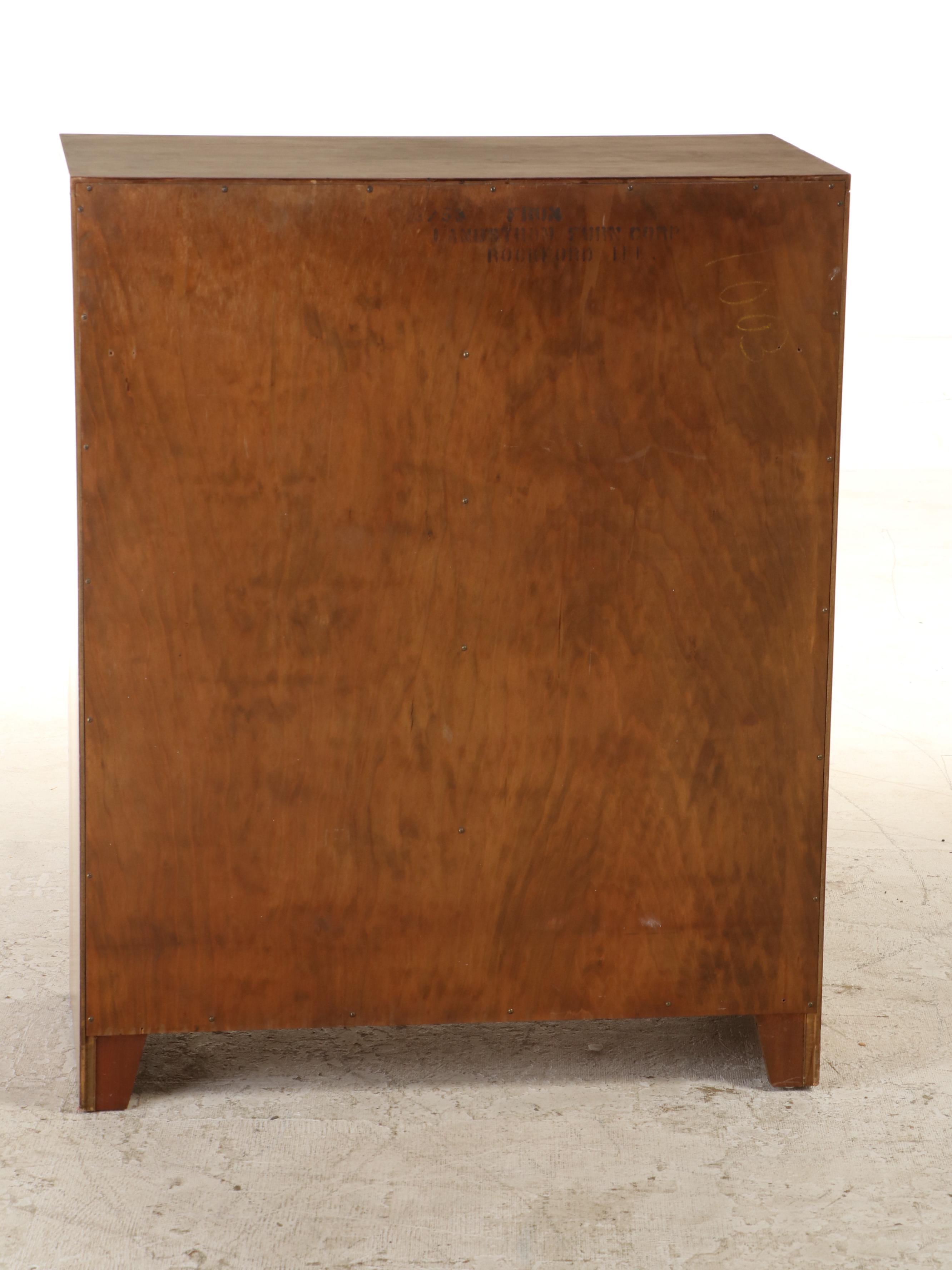 Landstrom Furniture Mid Century Modern Mahogany Five-Drawer Chest