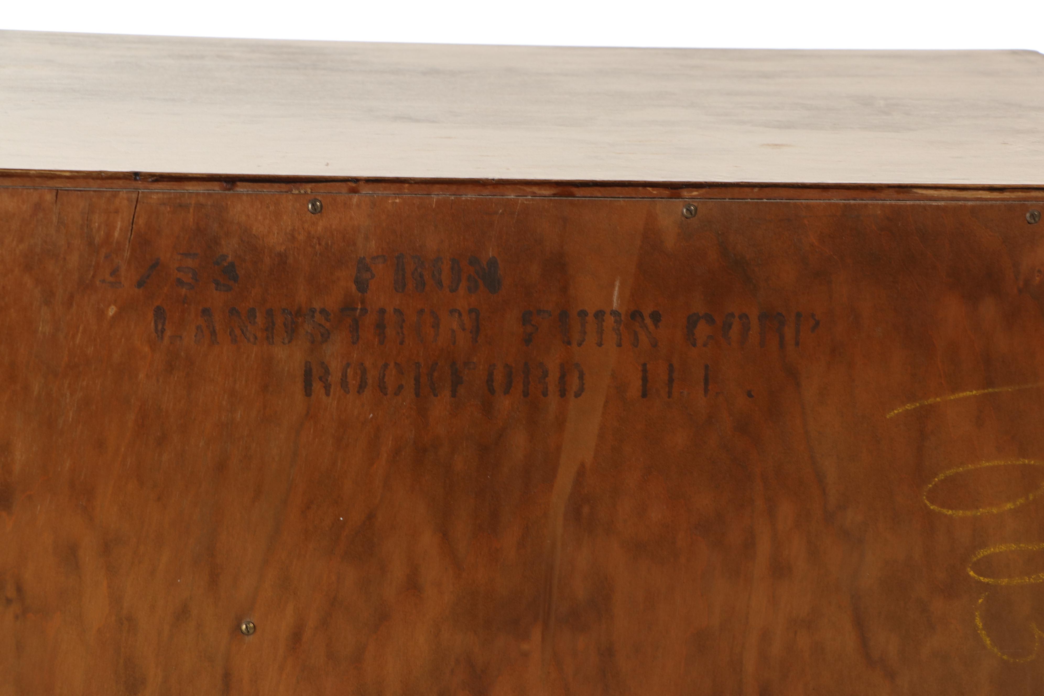 Landstrom Furniture Mid Century Modern Mahogany Five-Drawer Chest