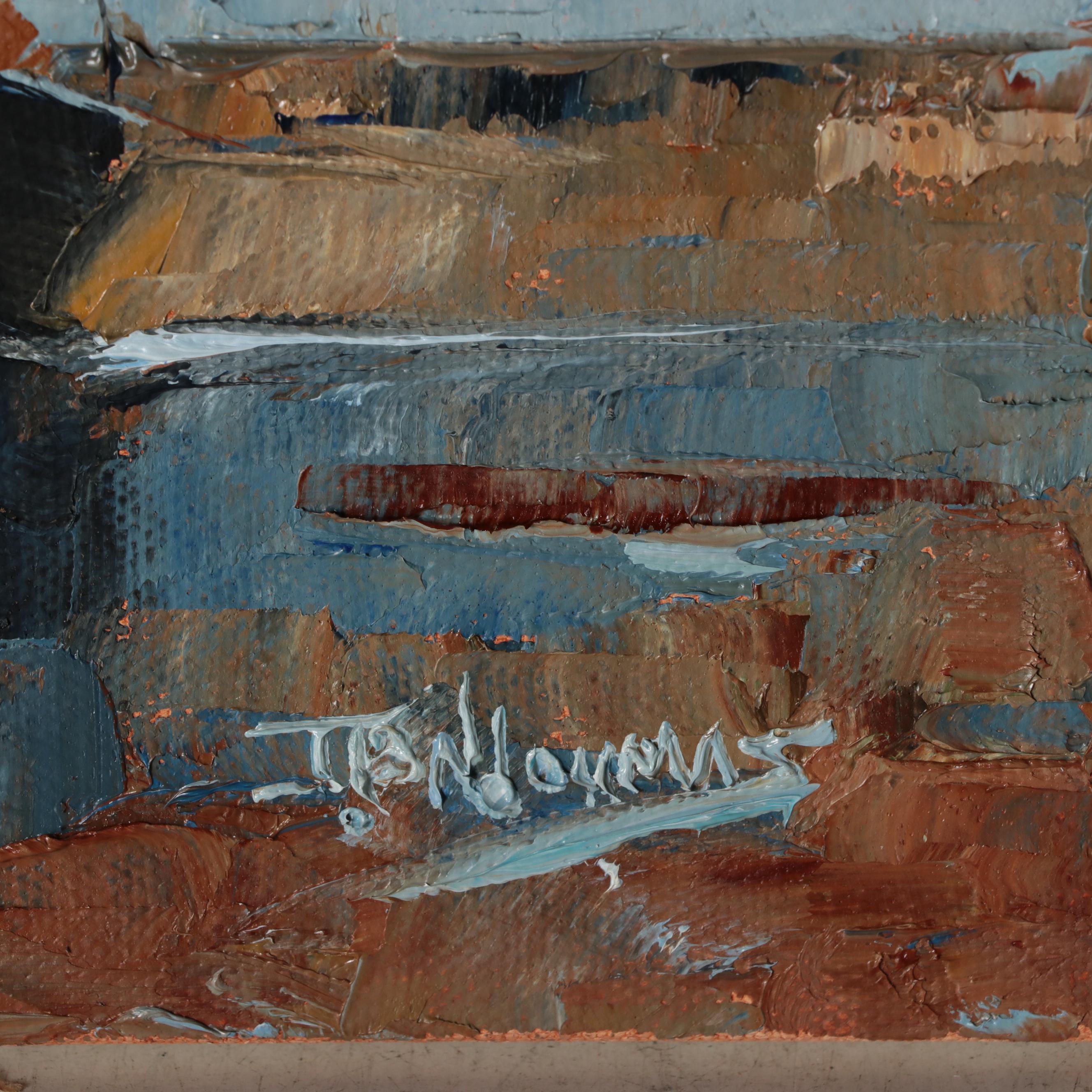 James Baldoumas Oil Painting "Sailboat," 2021