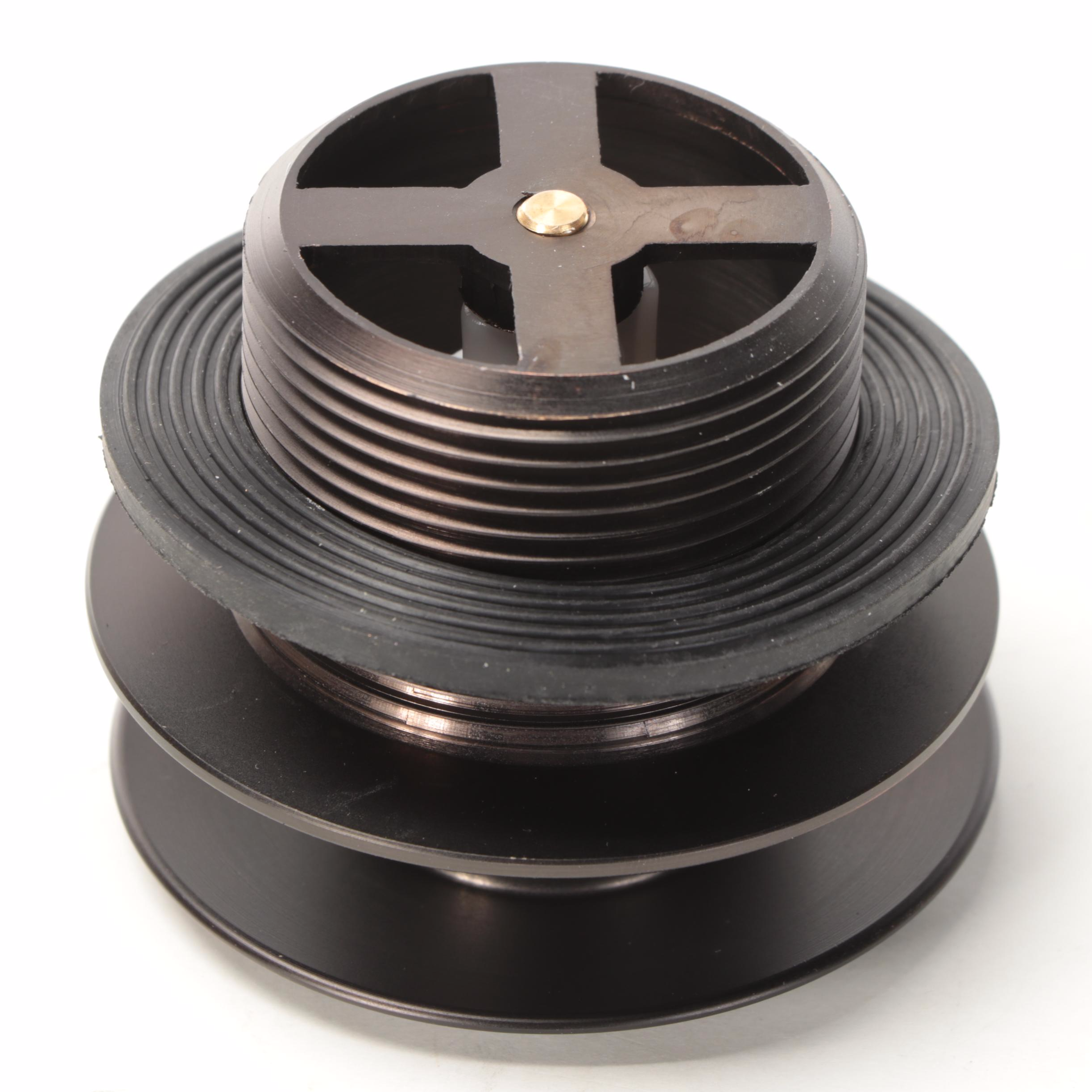 Oil-Rubbed Bronze Clawfoot Tub Diverter Valve, 1.50" Tub Drain with Ball Swivel