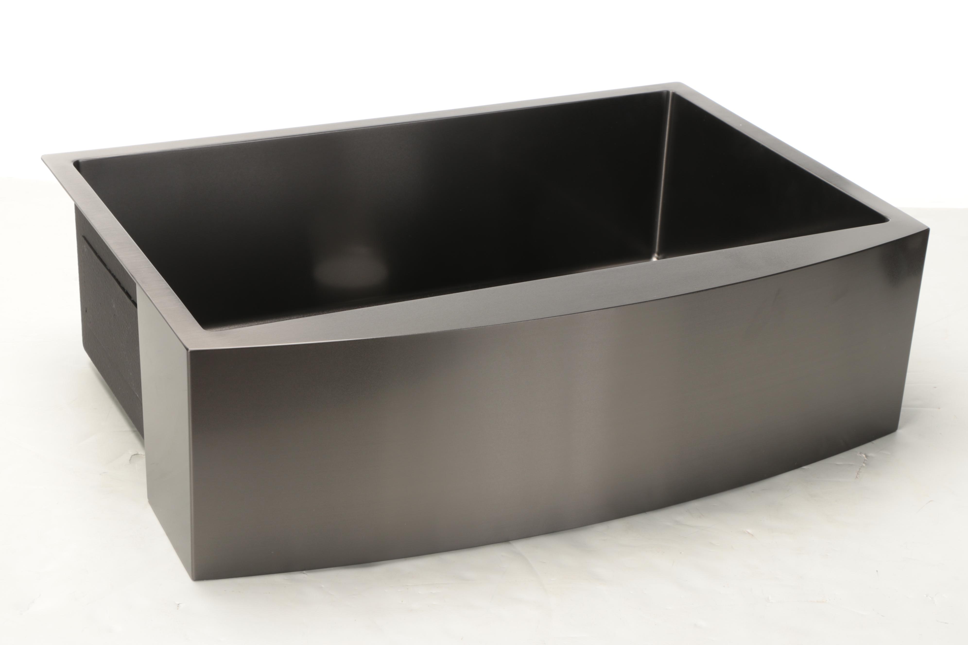 Farmhouse Sink, Kitchen Faucet, 2" Wall-Mount Coupler, Garbage Disposal Flange