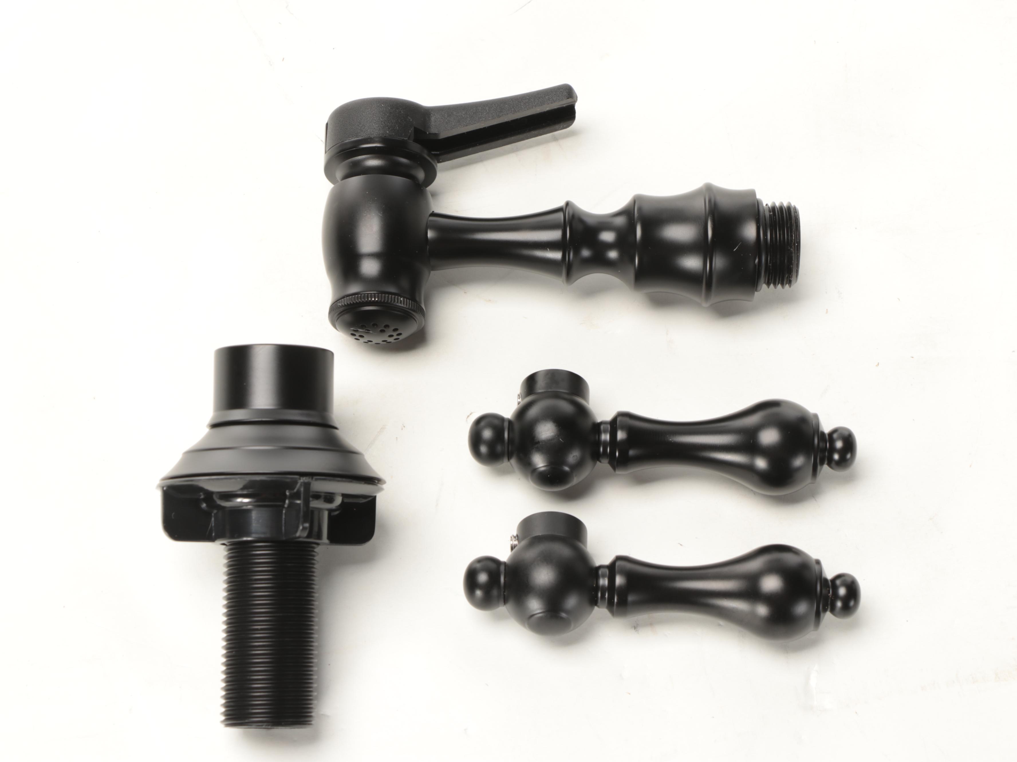 Farmhouse Sink, Kitchen Faucet, 2" Wall-Mount Coupler, Garbage Disposal Flange