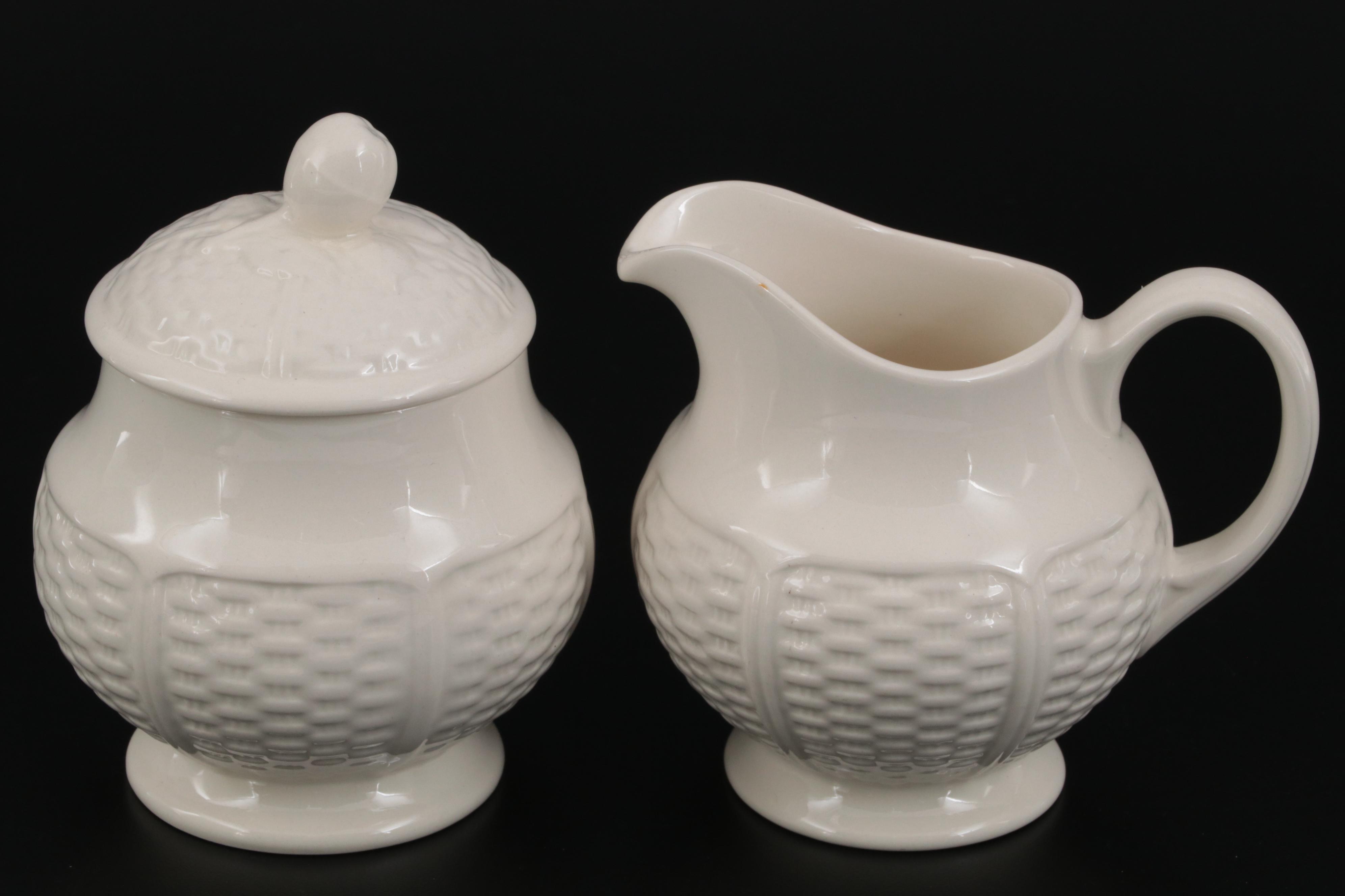 Wedgwood "Willow Weave" Bone China Serveware, 1964-1972