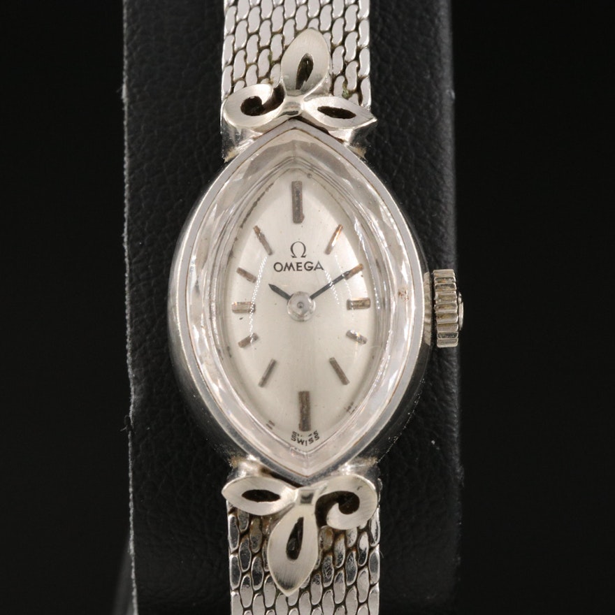 14K Omega 1967 Stem Wind Wristwatch