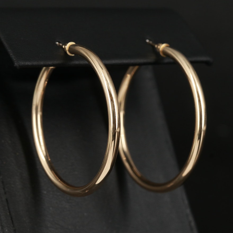 14K Hoop Earrings