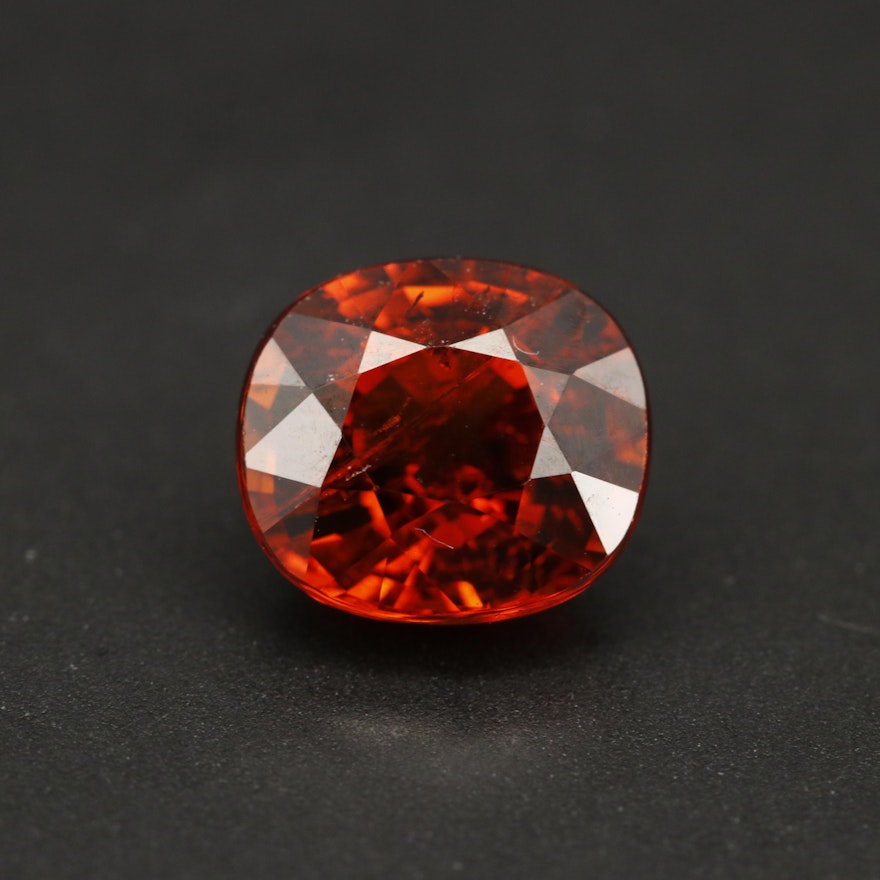 Loose 1.82 CT Oval Faceted Garnet