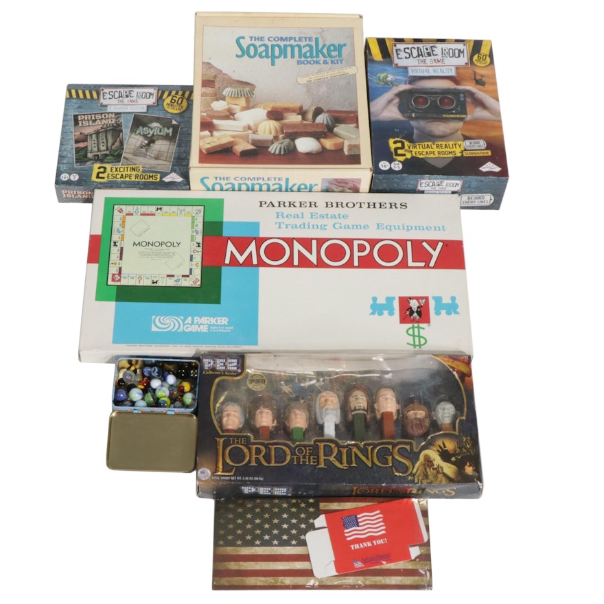 PEZ "The Lord of The Rings" Collector's Series, "Monopoly", and More