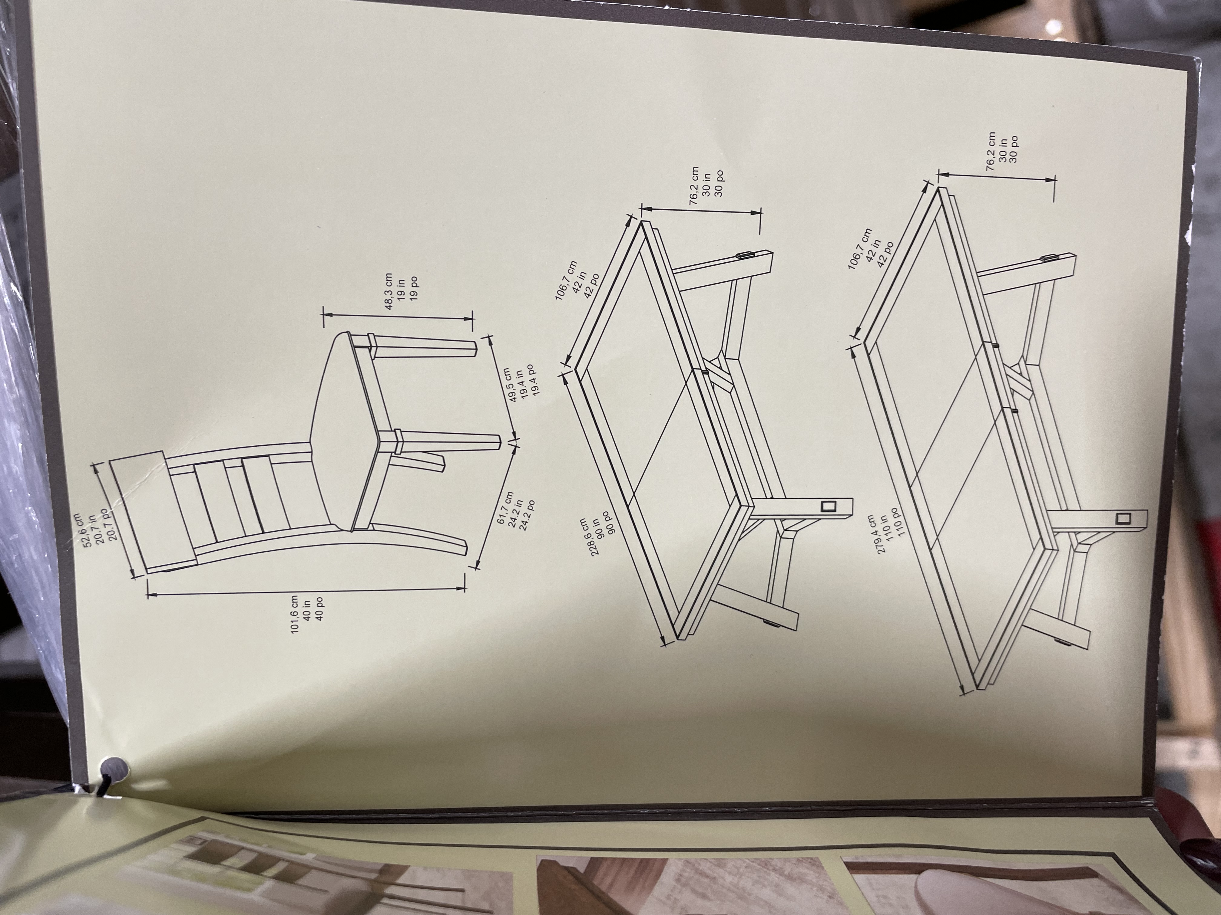 Craft & Main "Brookwood" Nine-Piece Dining Set
